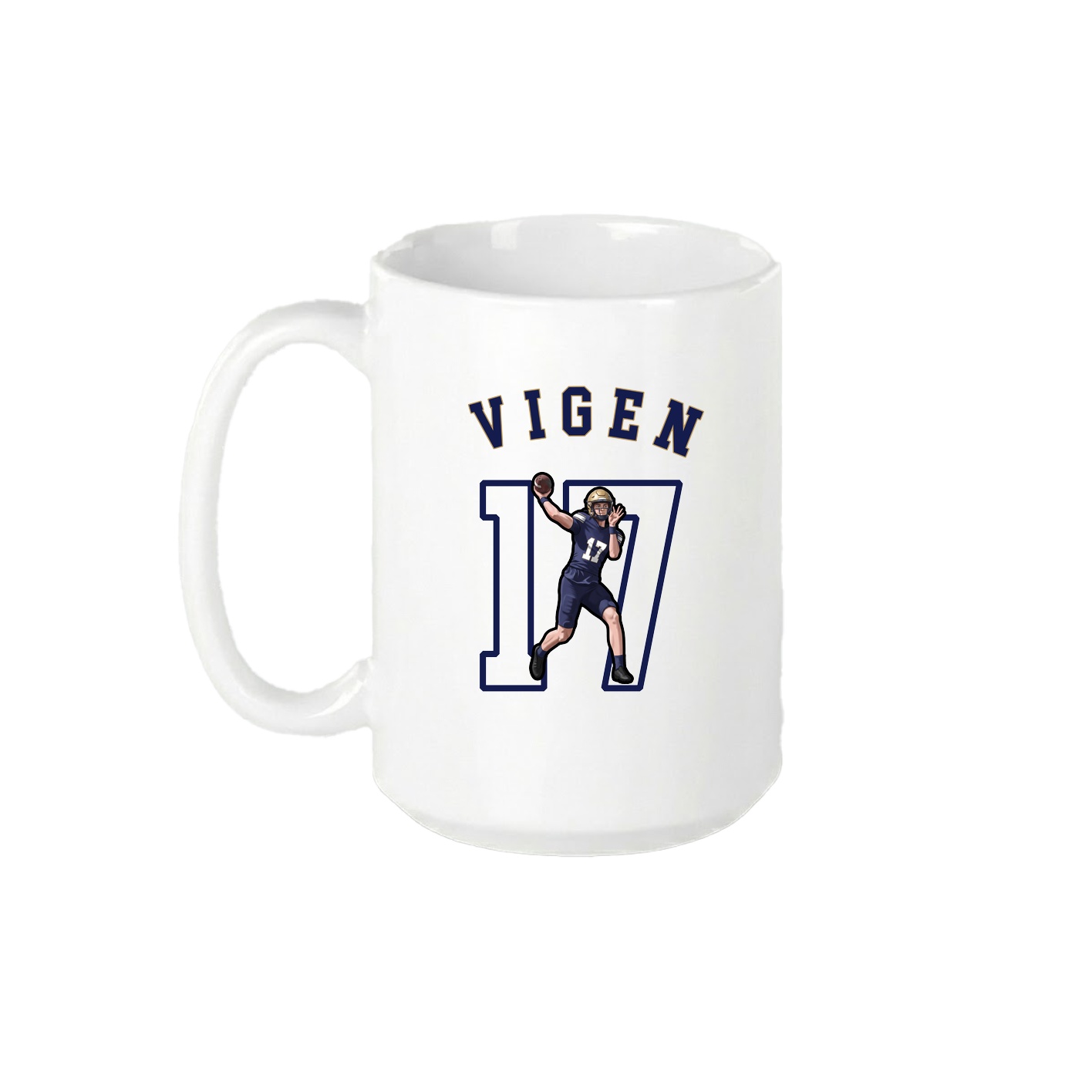 15oz Coffee Mug — Shirsey Arch in White