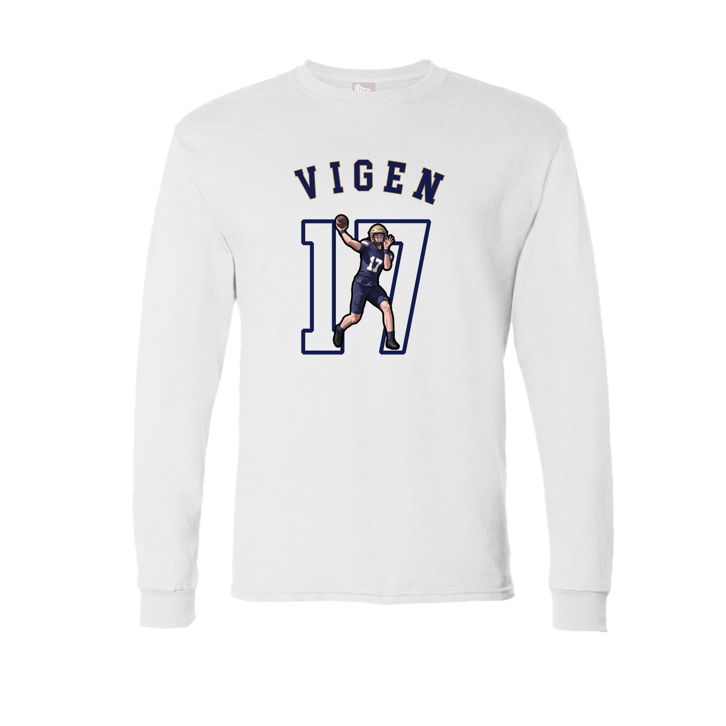 Long Sleeve Tee — Shirsey Arch in White
