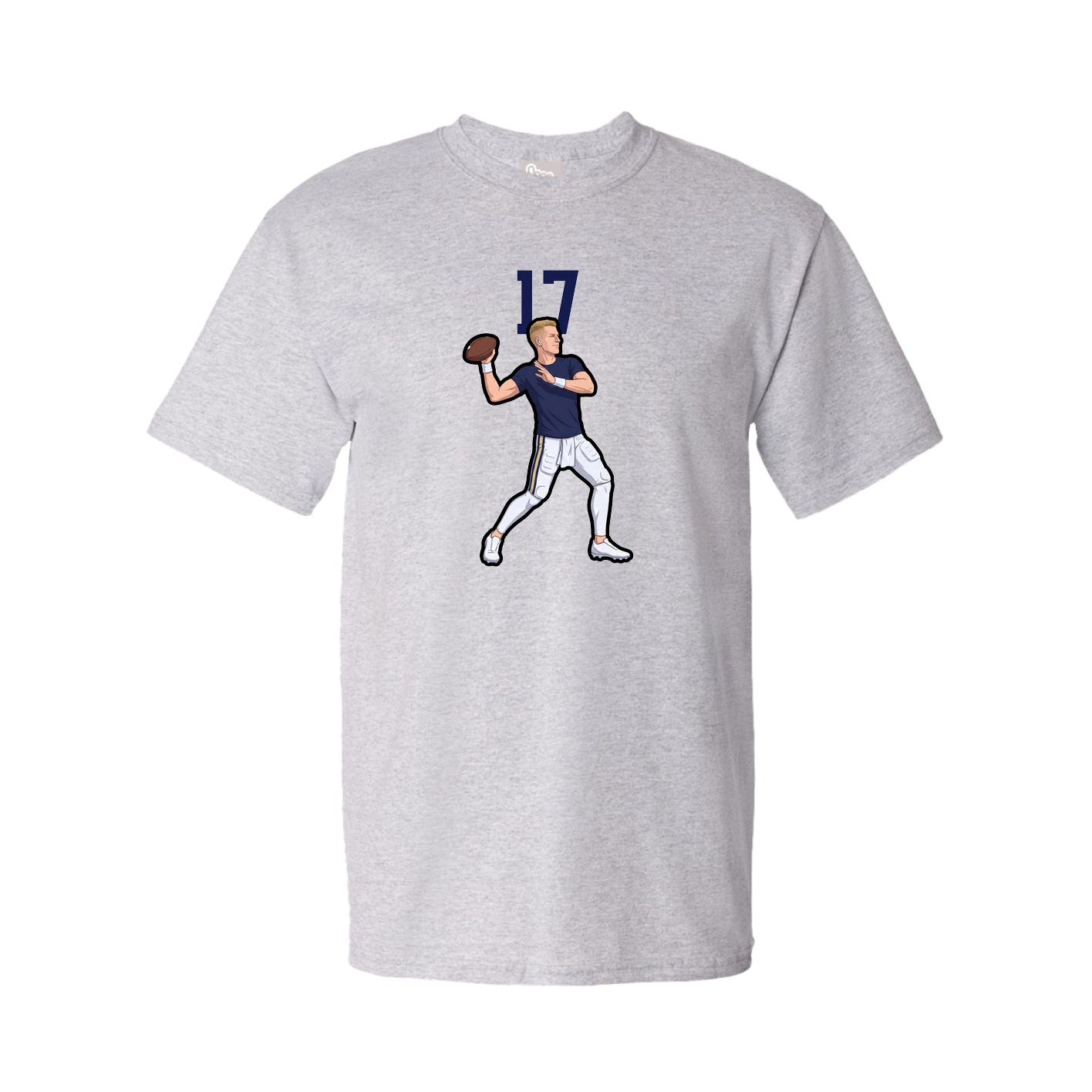 Tee — Number Top in Grey