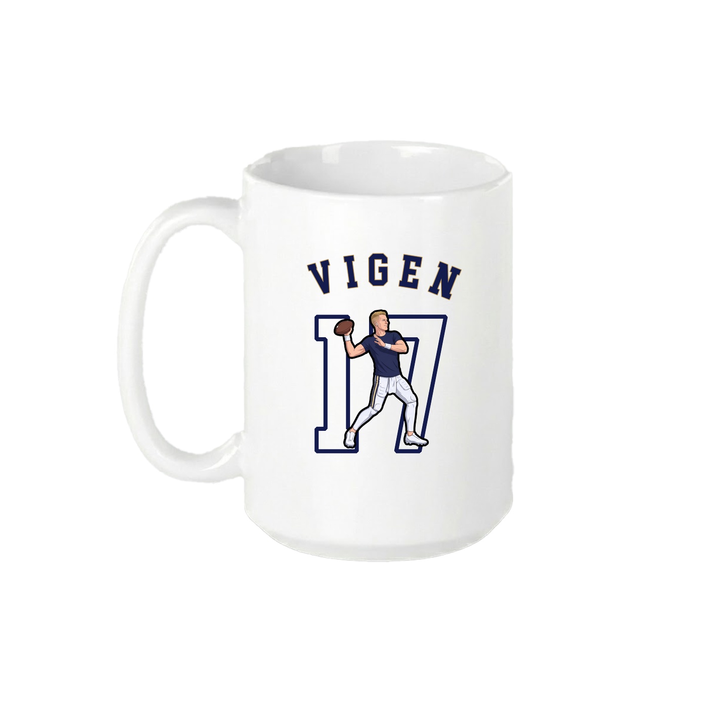 15oz Coffee Mug — Shirsey Arch in White