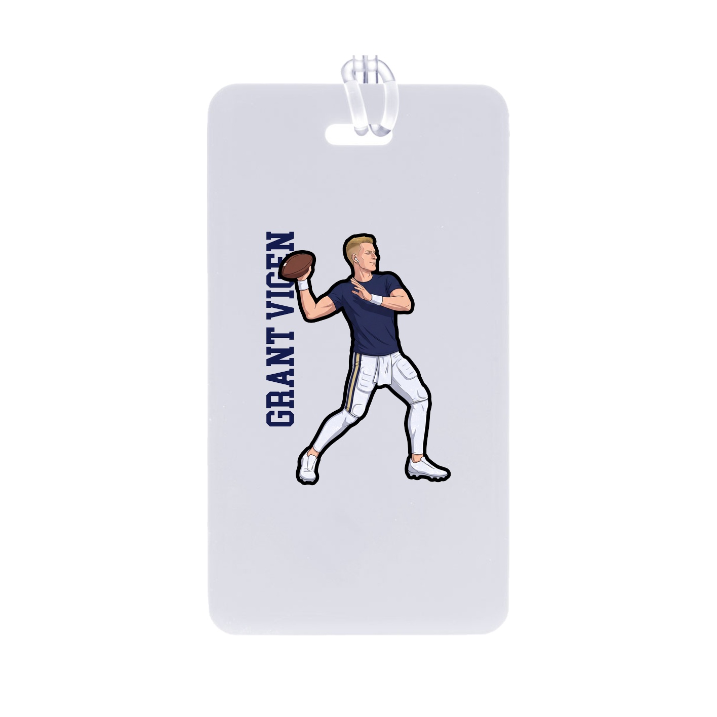 Bag Tag — Name Vertical in Classic