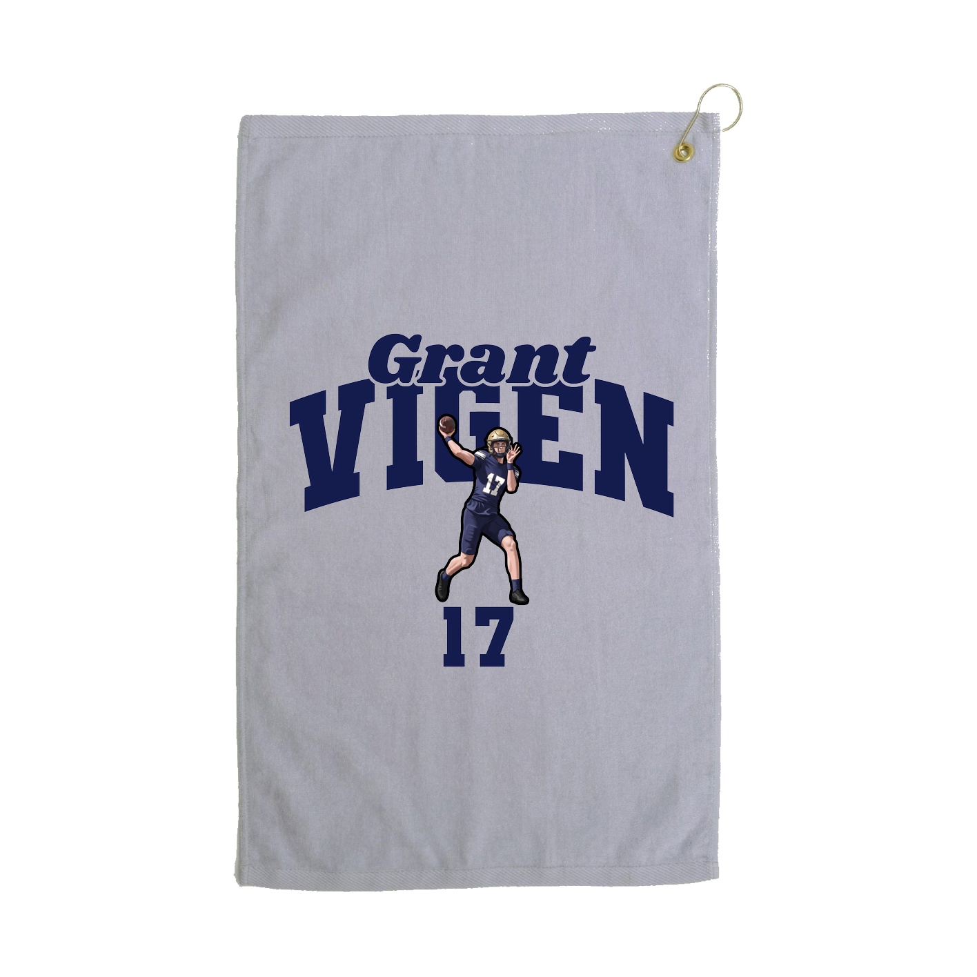 Golf Towel — Signature Arch in Grey