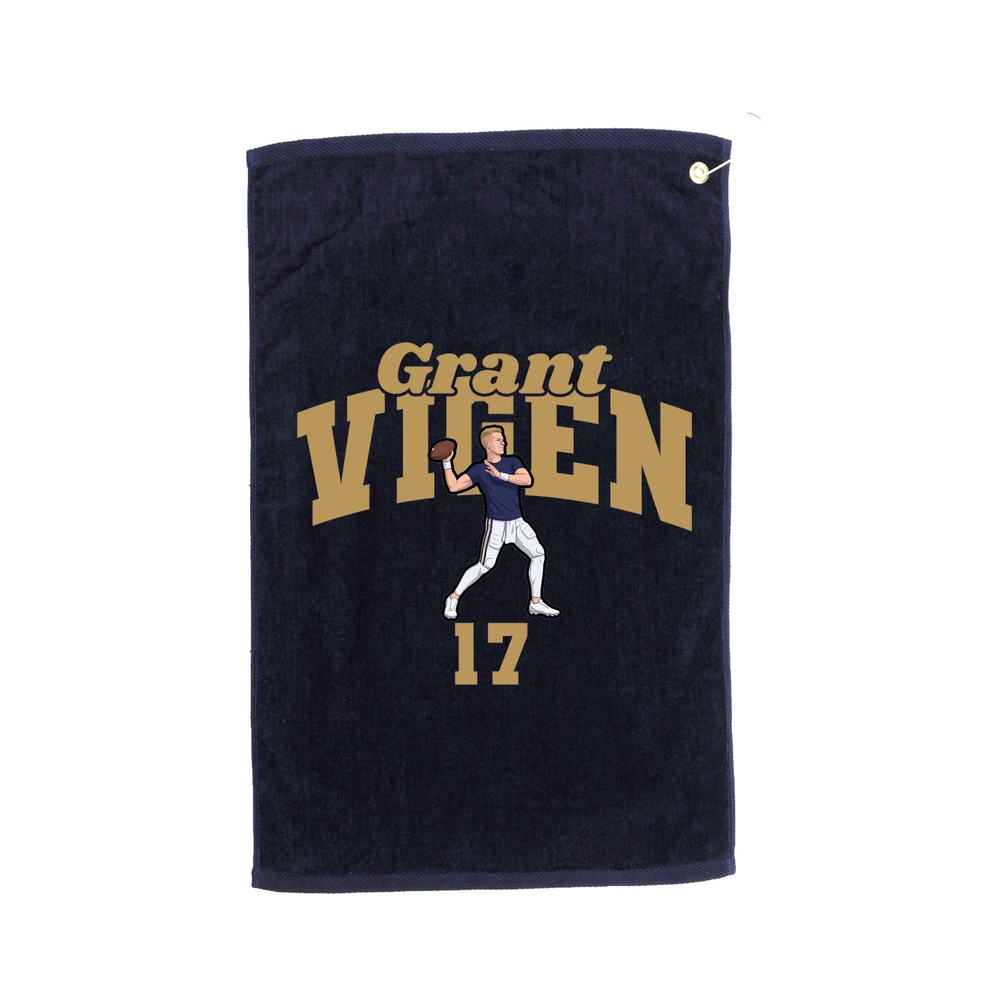 Golf Towel — Signature Arch in Navy