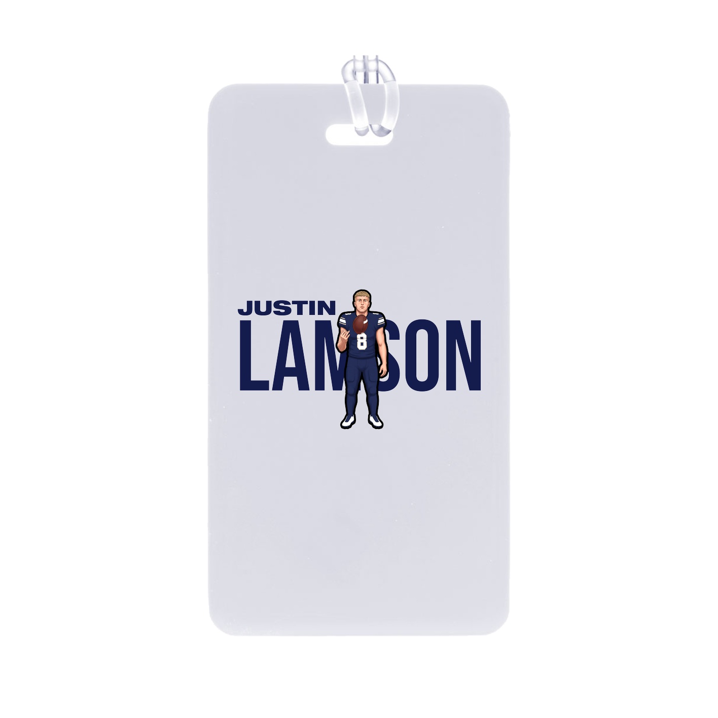 Bag Tag — Player Name in Classic