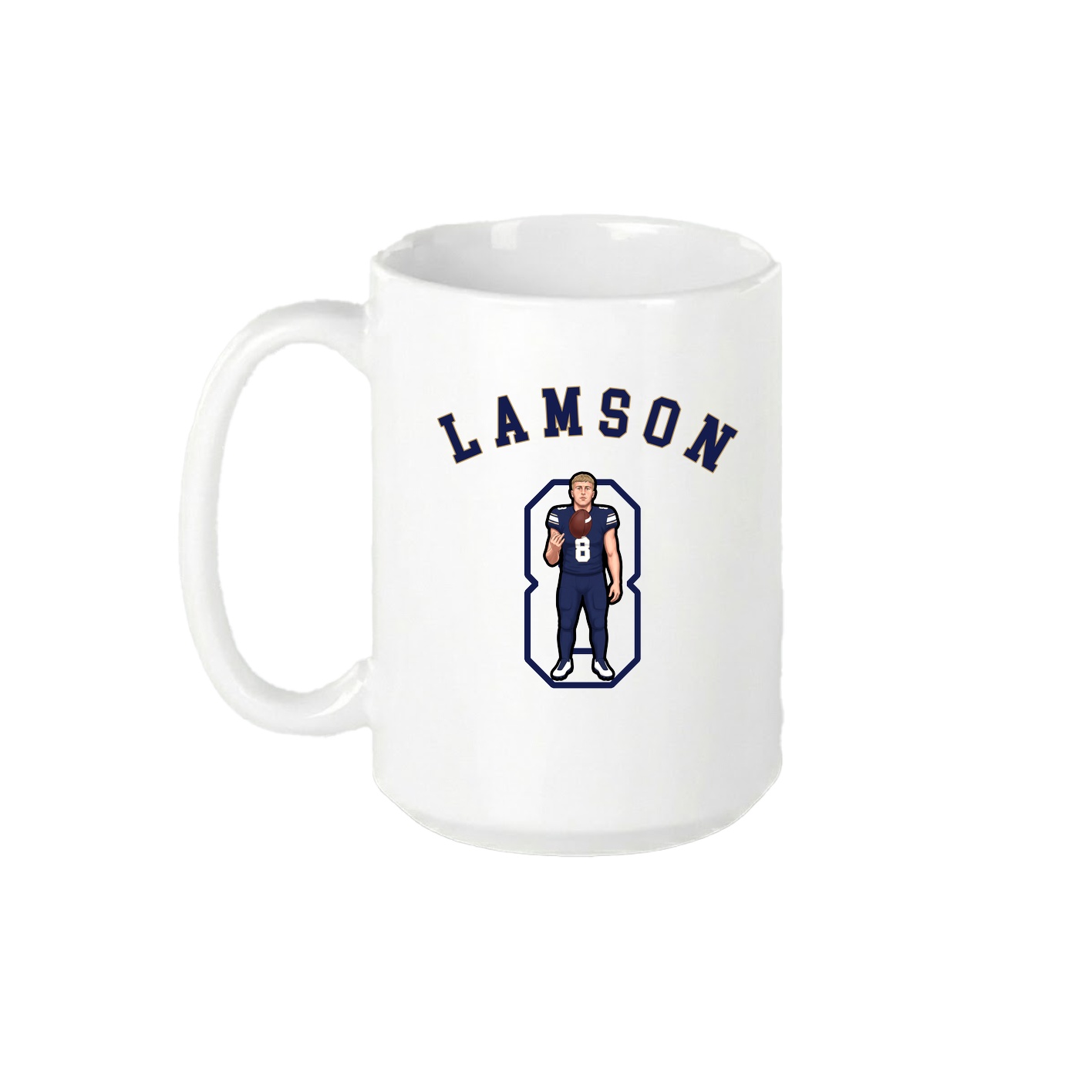 15oz Coffee Mug — Shirsey Arch in White