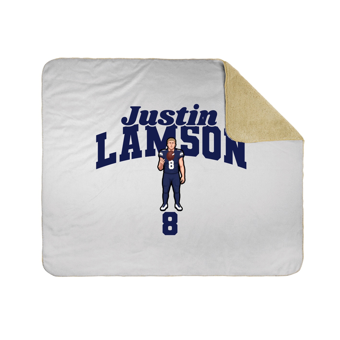 Throw Blanket — Signature Arch in White