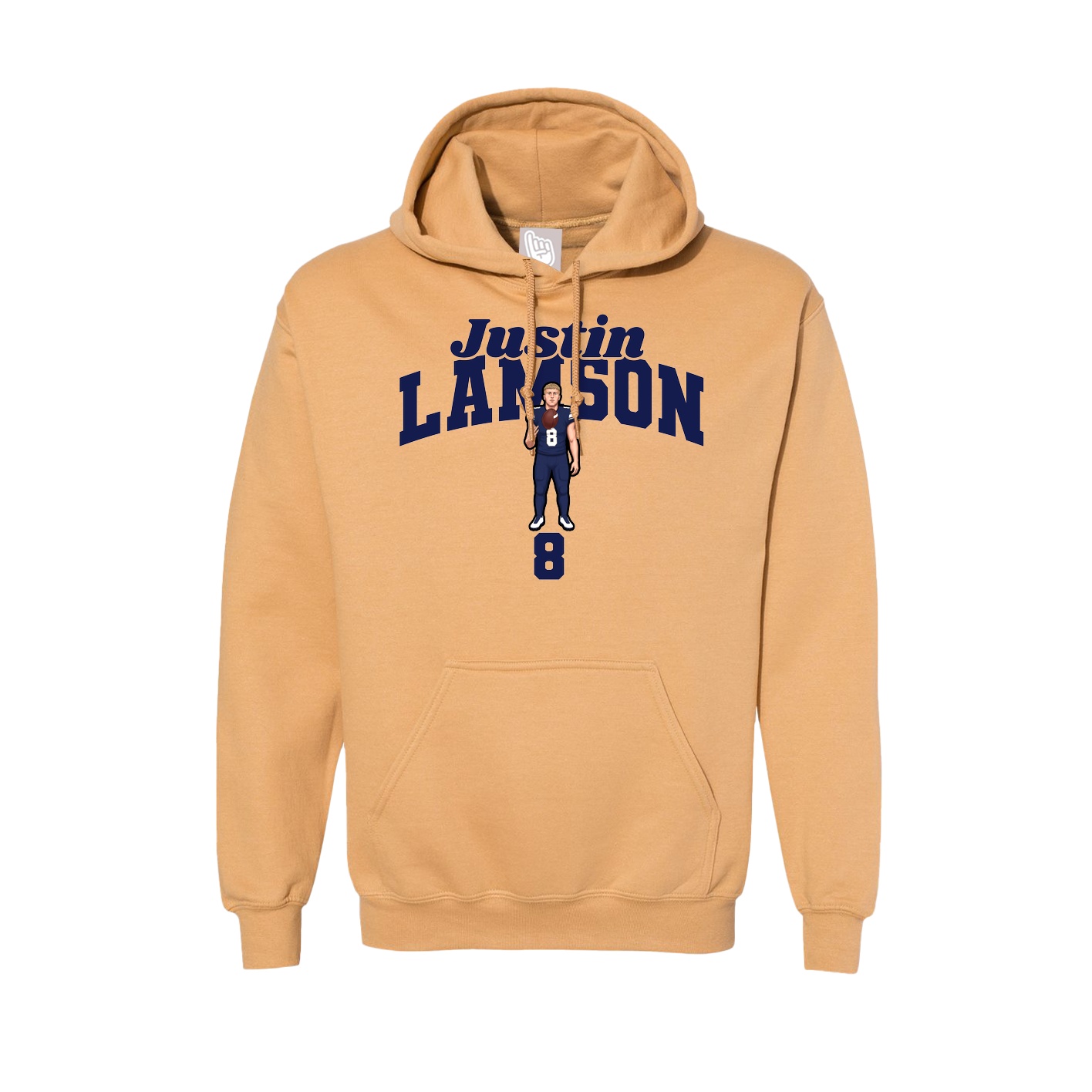 Hoodie — Signature Arch in Vegas Gold