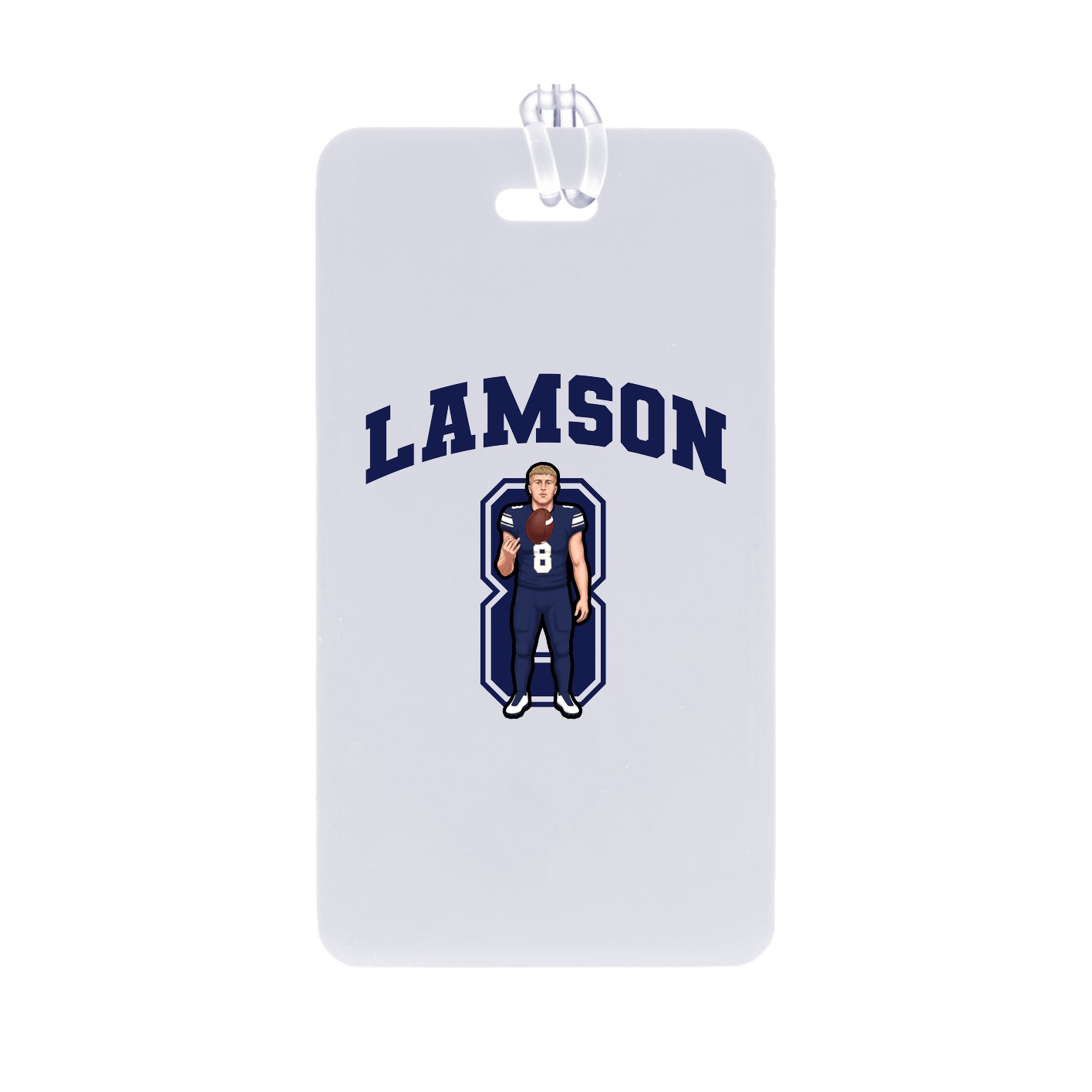 Bag Tag — Number in Classic