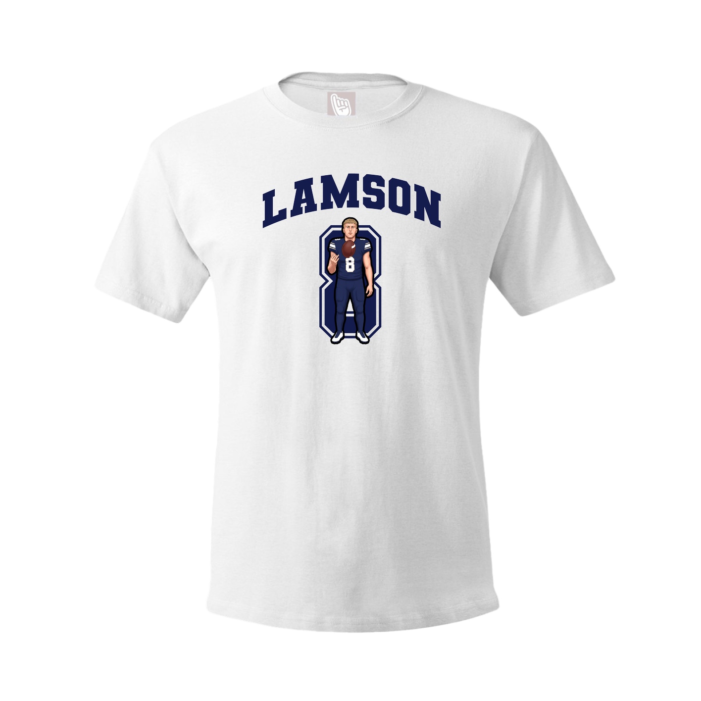 Tee — Number in White