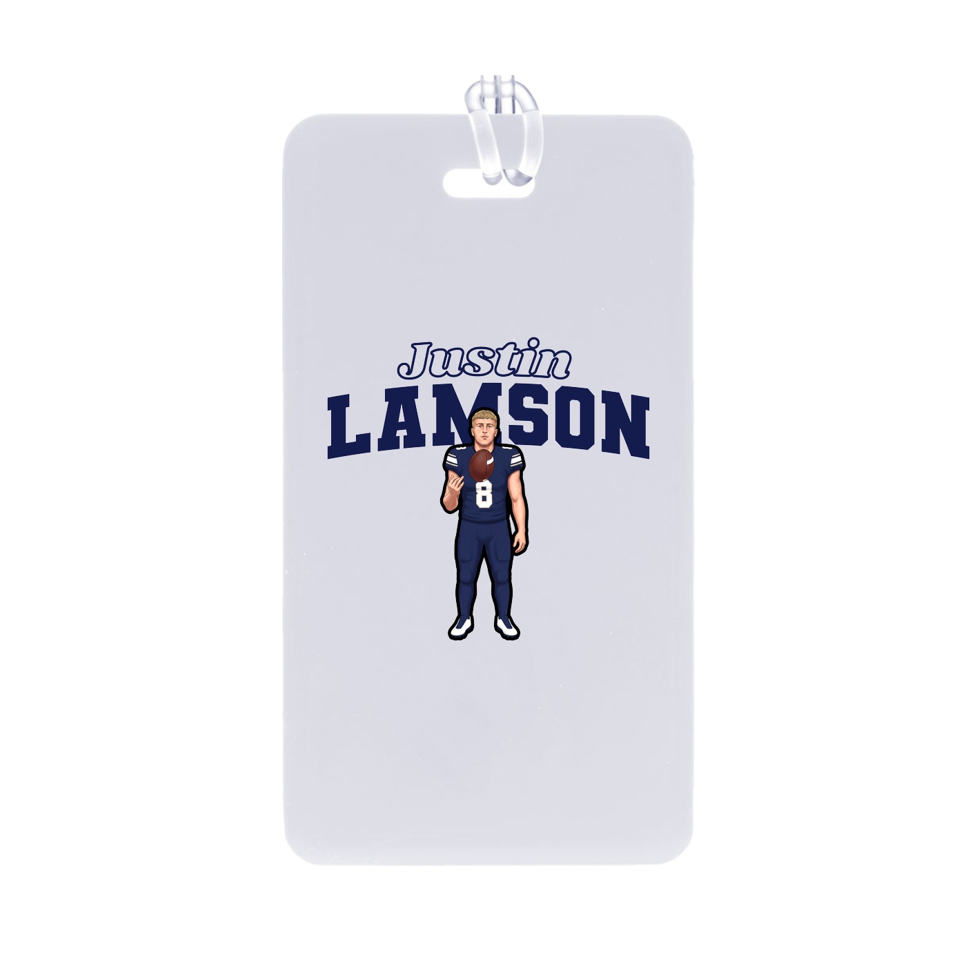 Bag Tag — Name Arch in Classic
