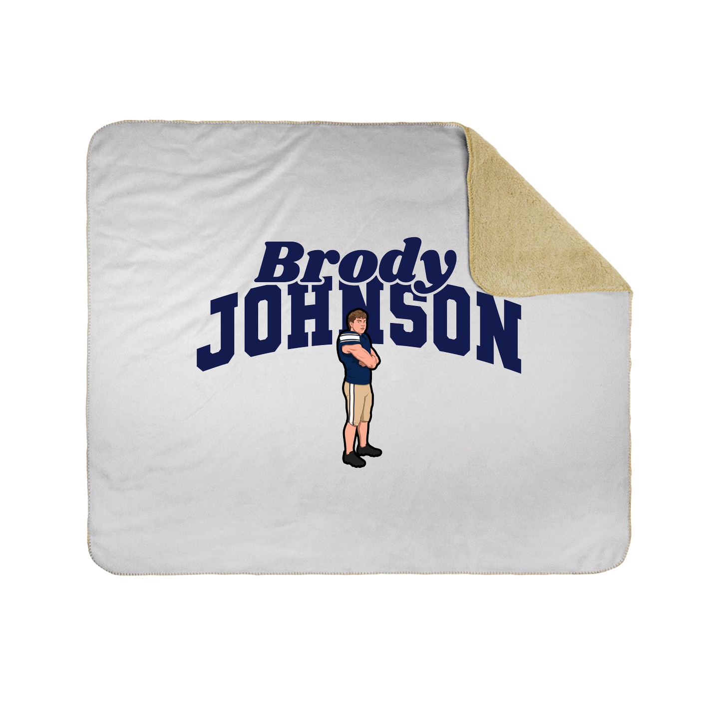 Throw Blanket — Signature Arch in White