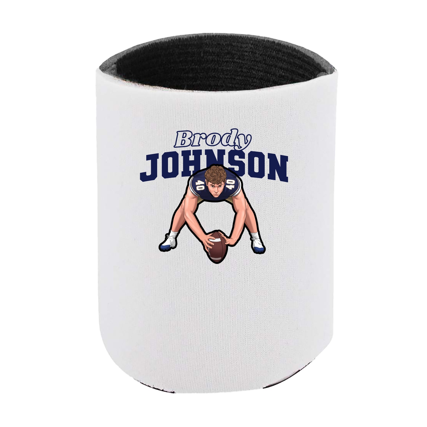 Can Holder — Name Arch in White