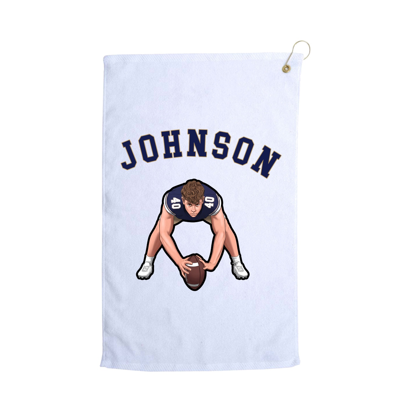 Golf Towel — Shirsey Arch in White