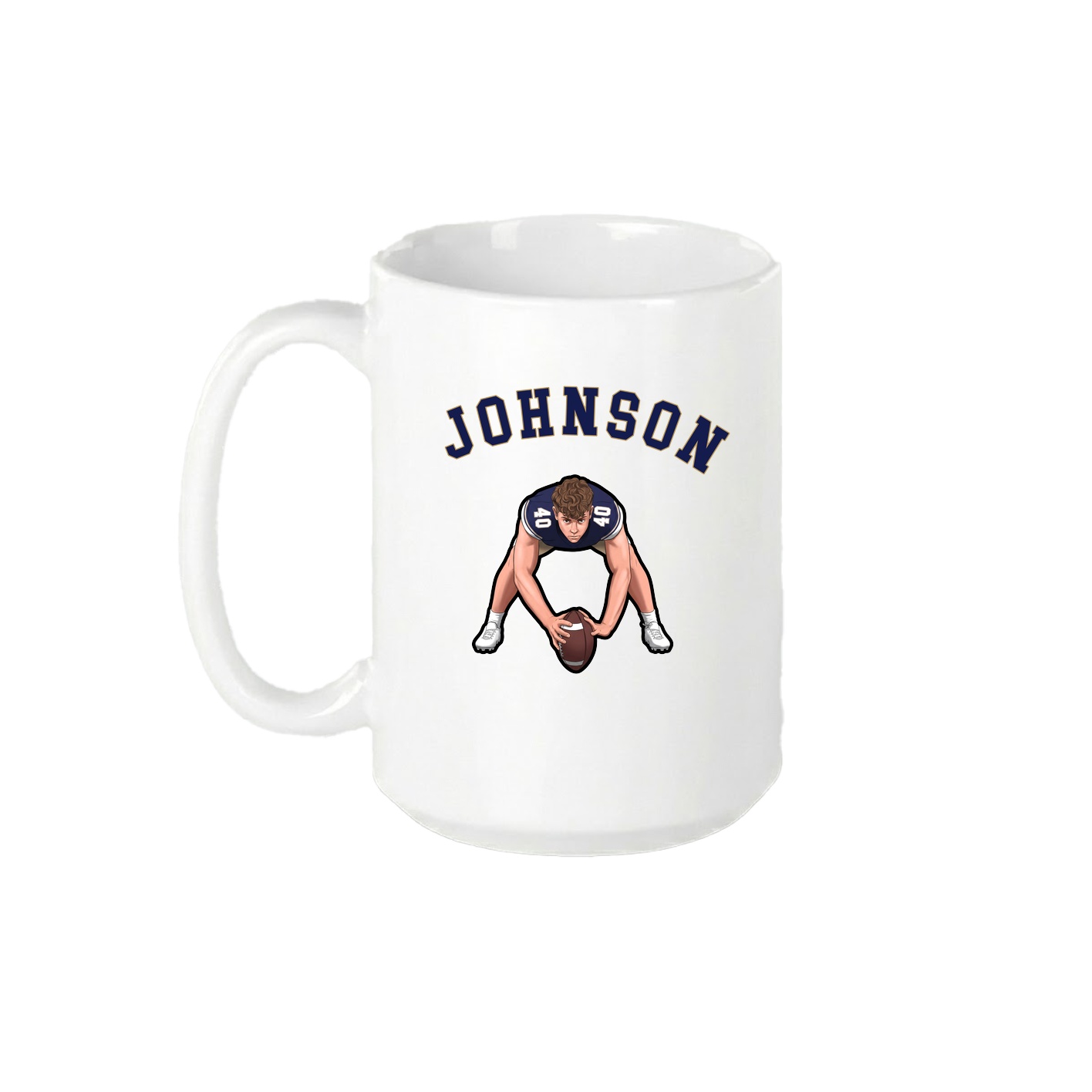 15oz Coffee Mug — Shirsey Arch in White