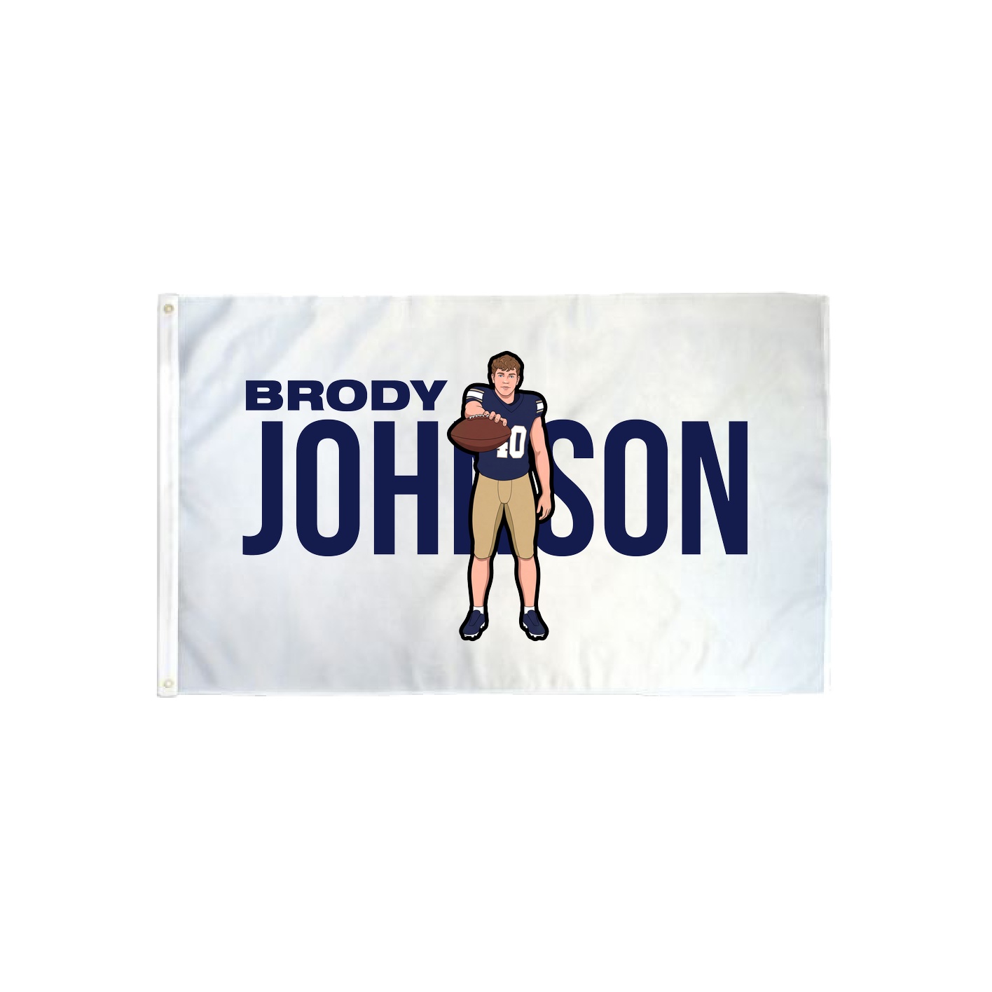 3x5 Flag — Player Name in Classic
