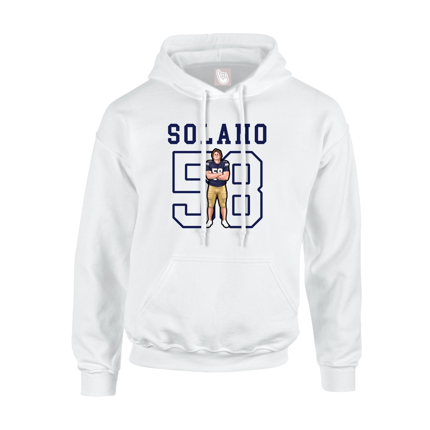 Youth Hoodie — Shirsey in White