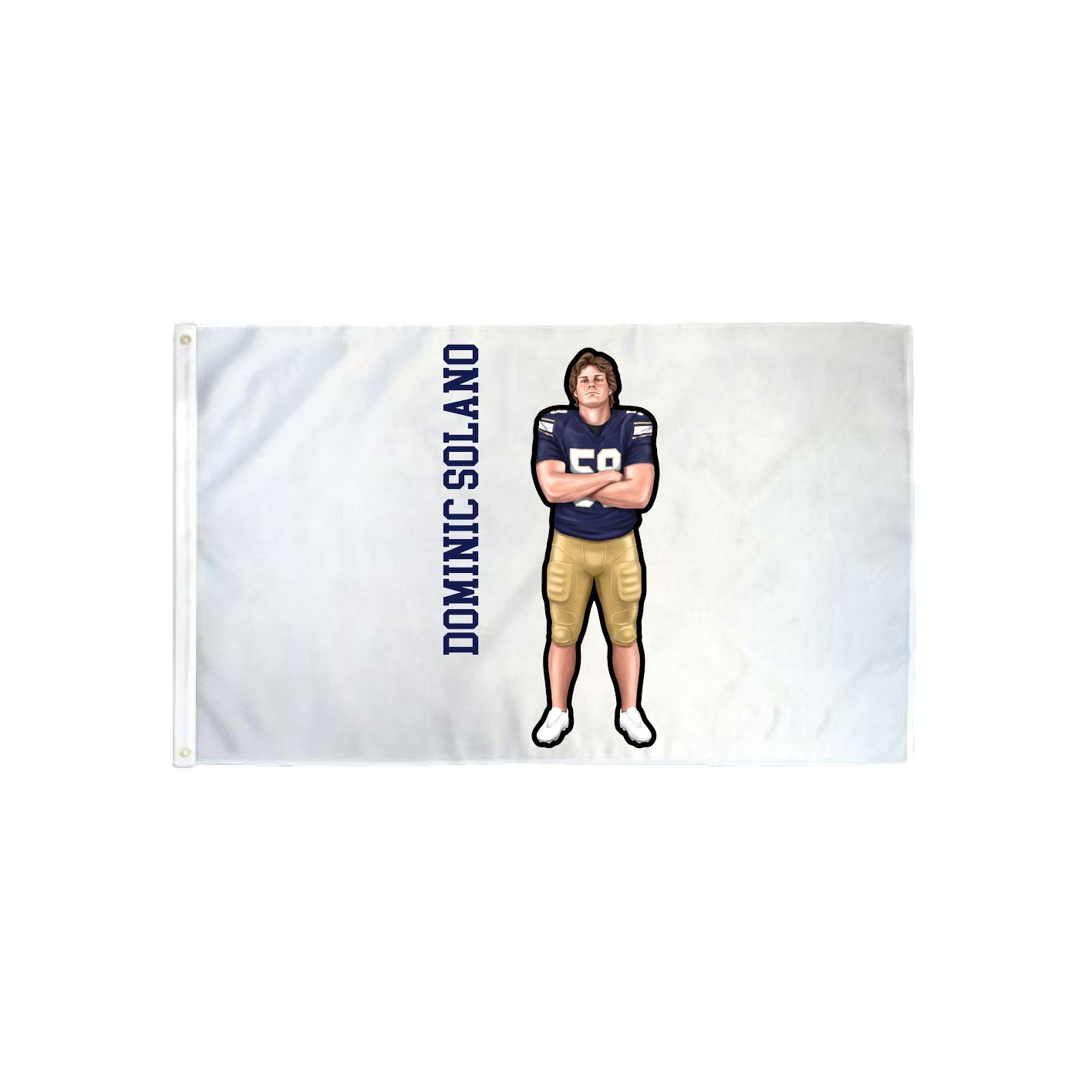 3x5 Flag — Name Vertical in Classic