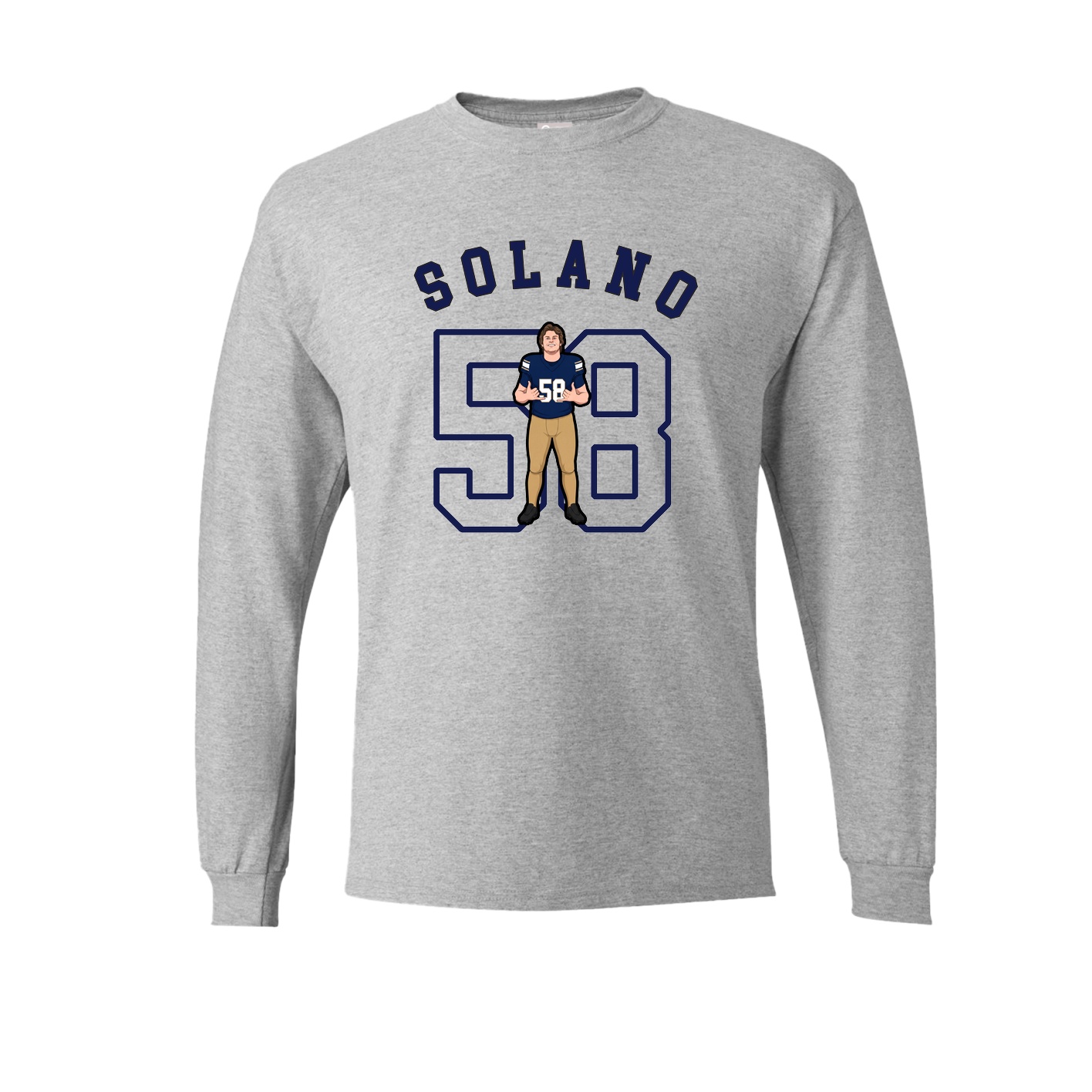 Long Sleeve Tee — Shirsey Arch in Grey