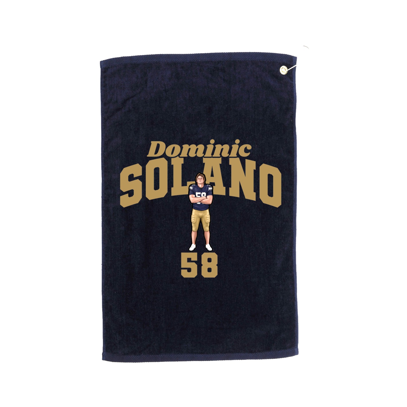 Golf Towel — Signature Arch in Navy