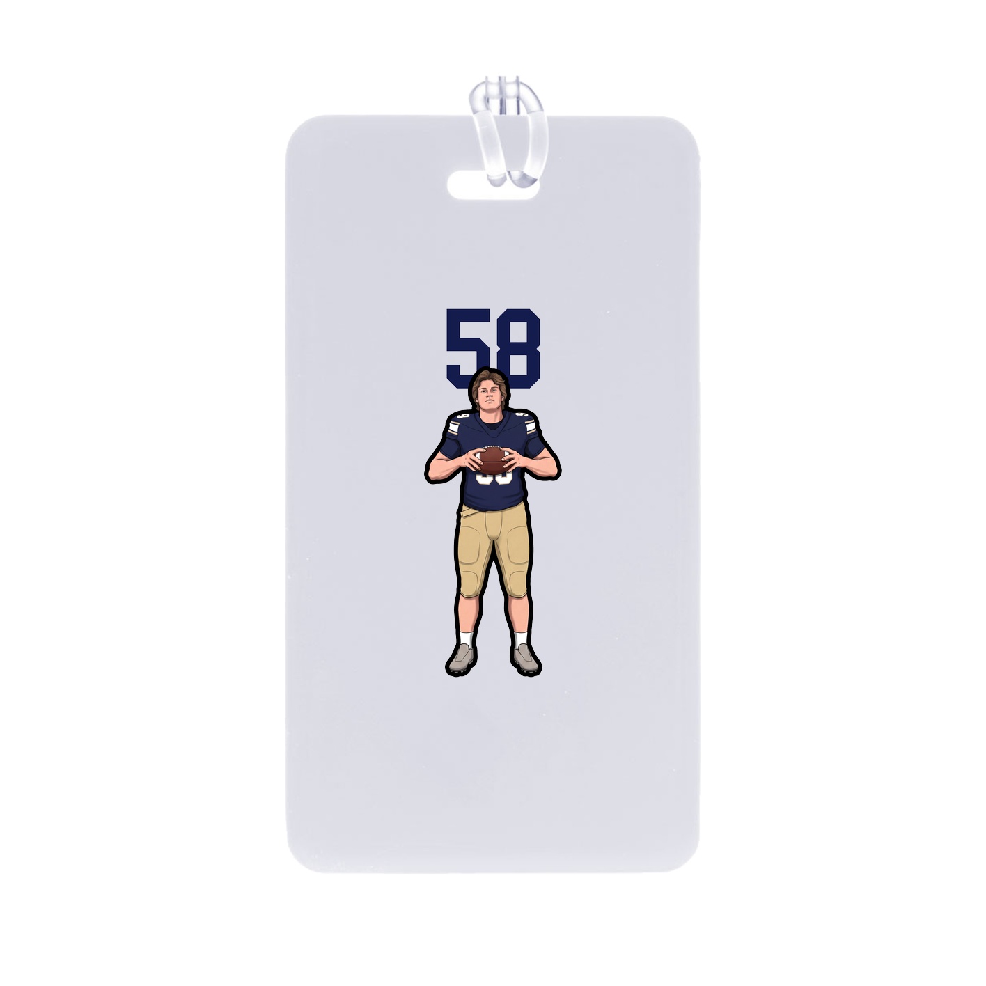 Bag Tag — Number Top in Classic