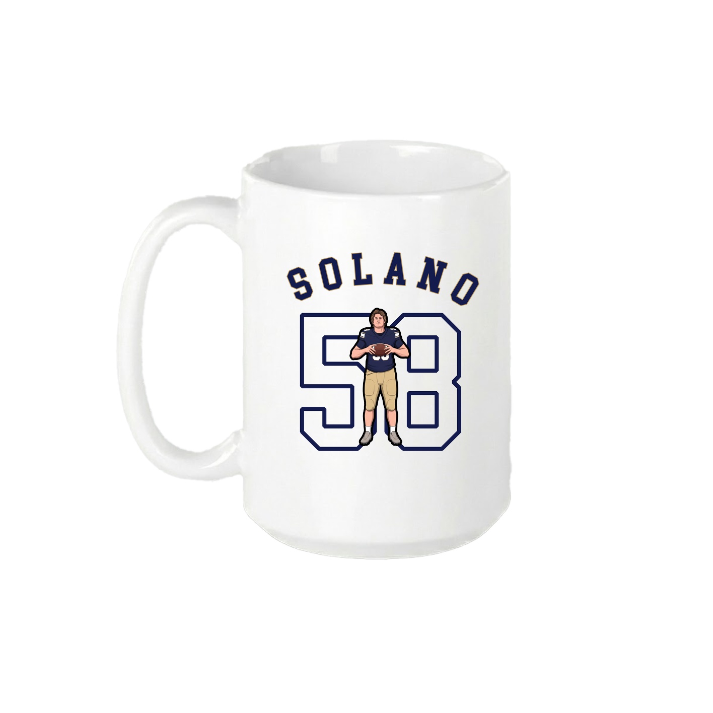 15oz Coffee Mug — Shirsey Arch in White