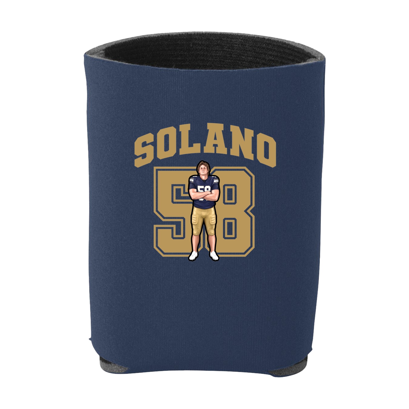 Can Holder — Number in Navy