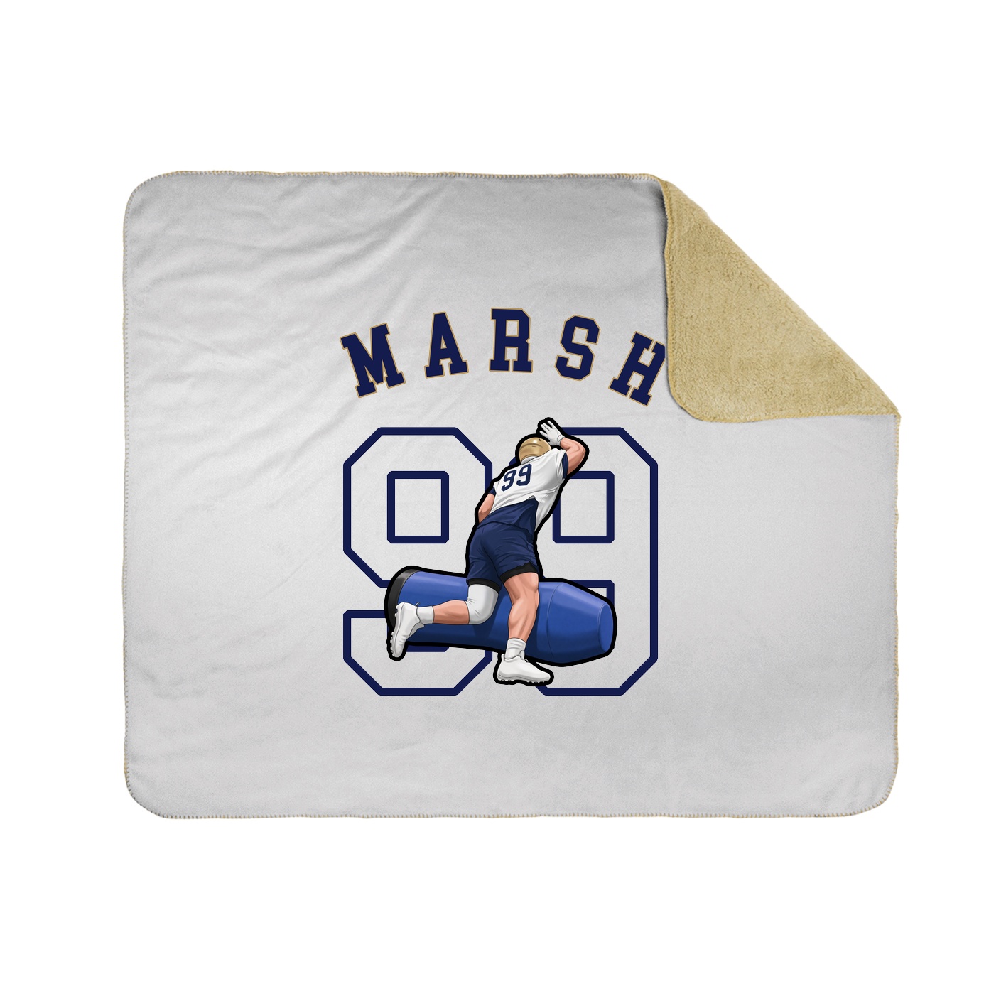Throw Blanket — Shirsey Arch in White