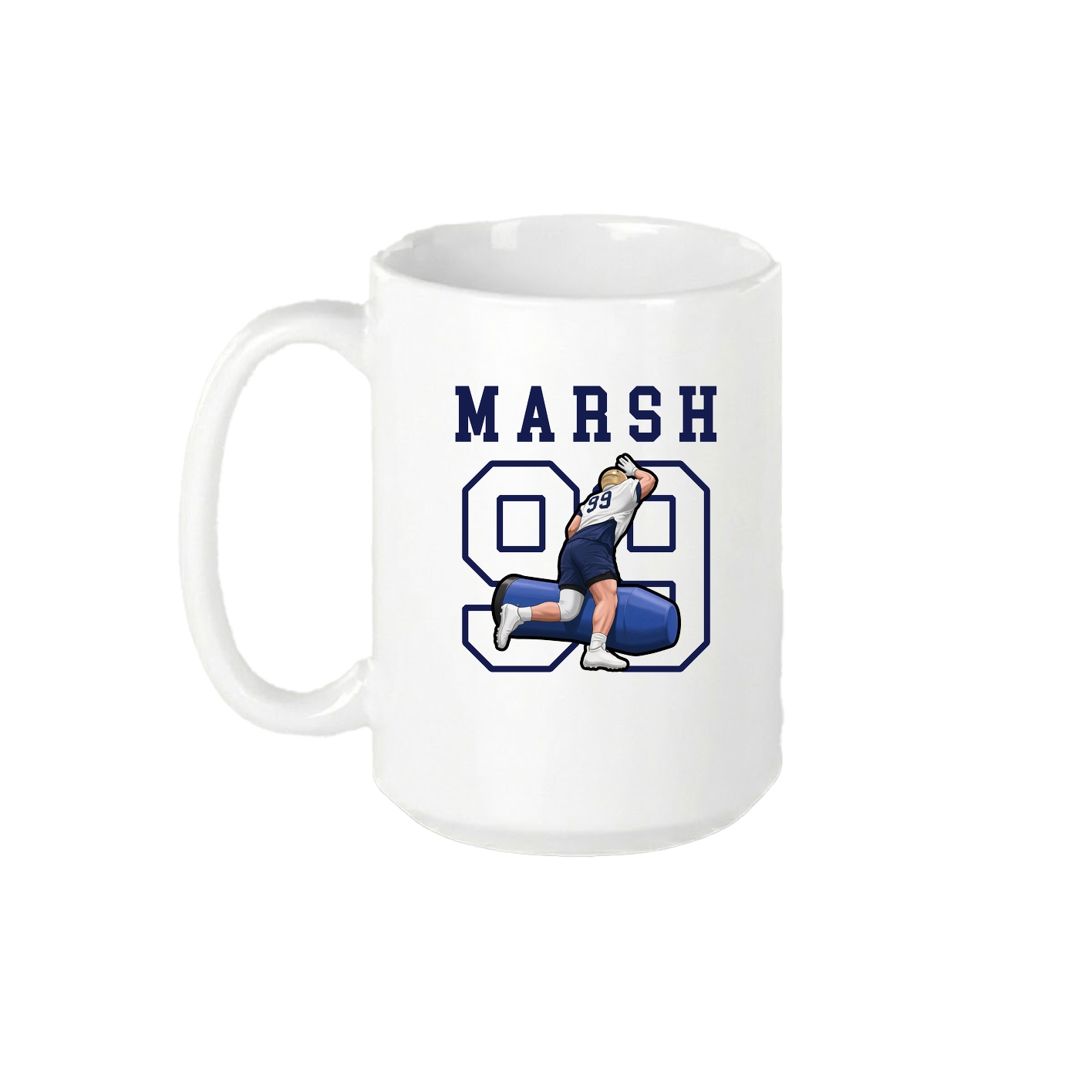 15oz Coffee Mug — Shirsey in White