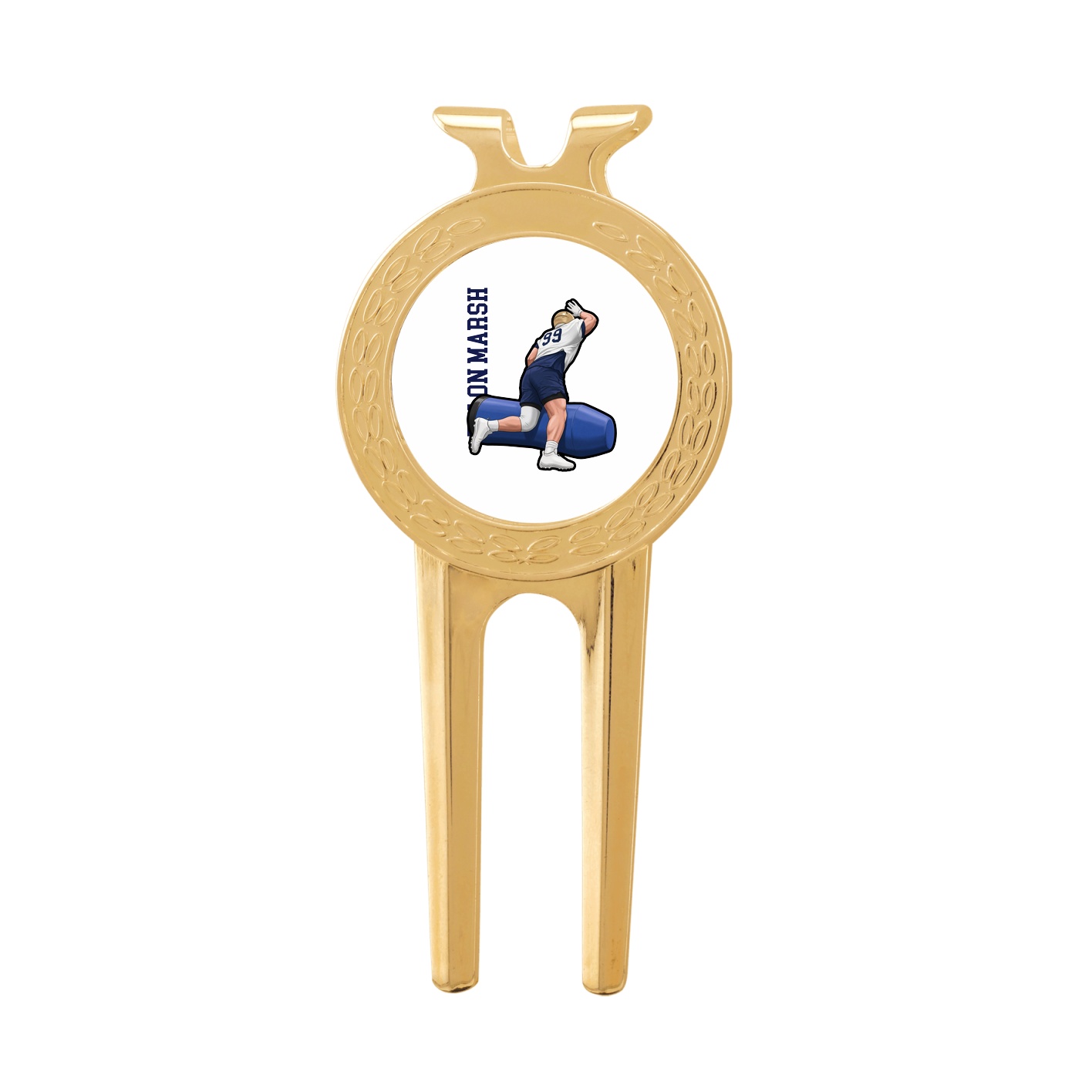 Divot Tool with Ball Marker — Name Vertical in Classic