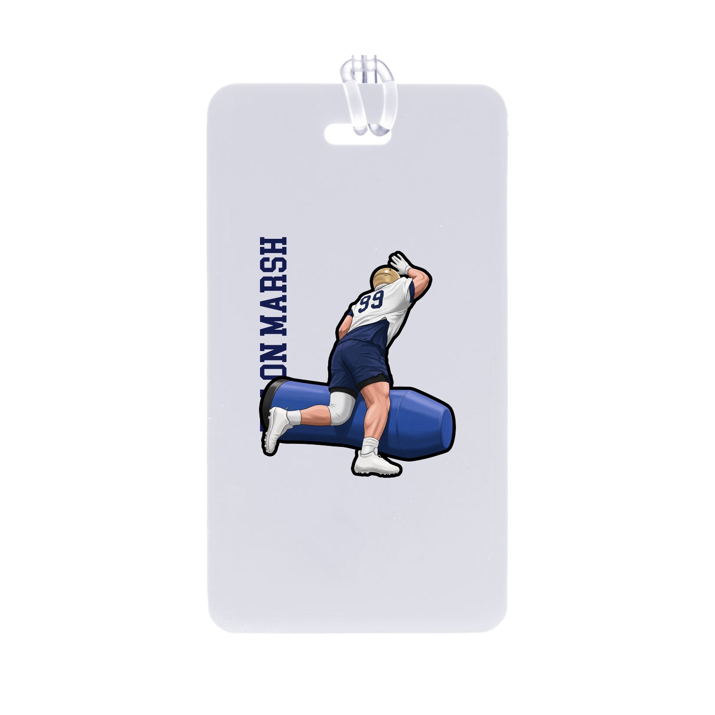 Bag Tag — Name Vertical in Classic
