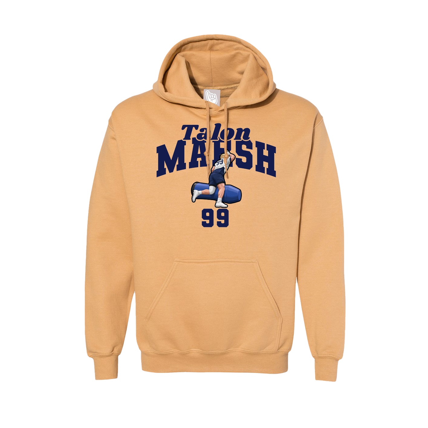 Hoodie — Signature Arch in Vegas Gold