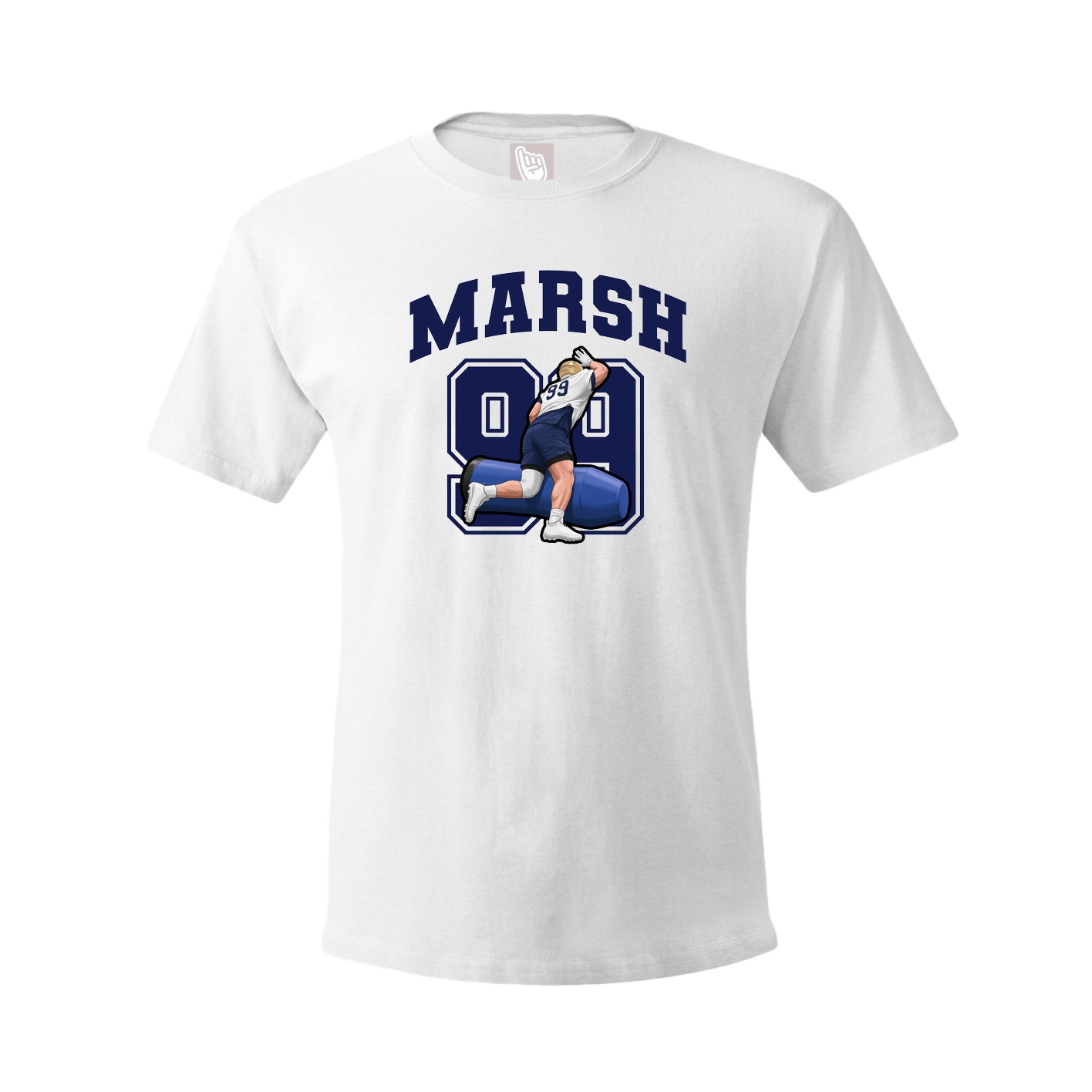 Tee — Number in White