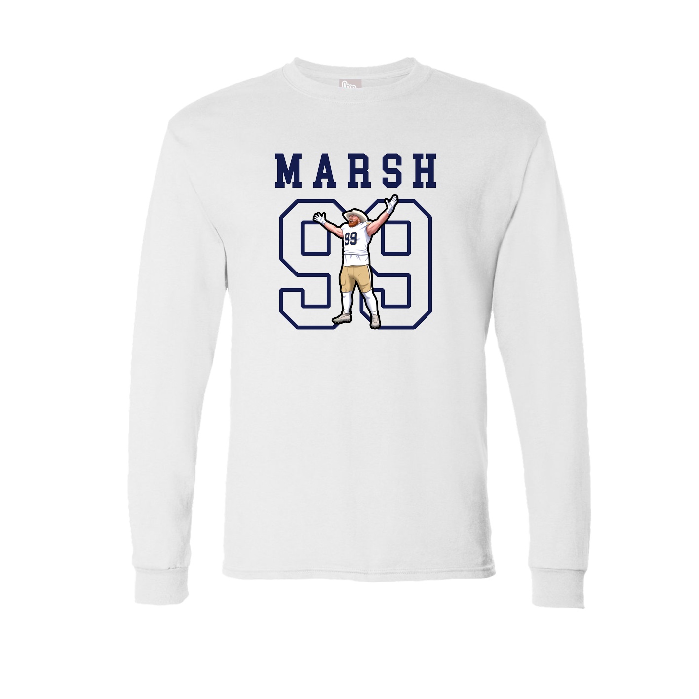 Long Sleeve Tee — Shirsey in White