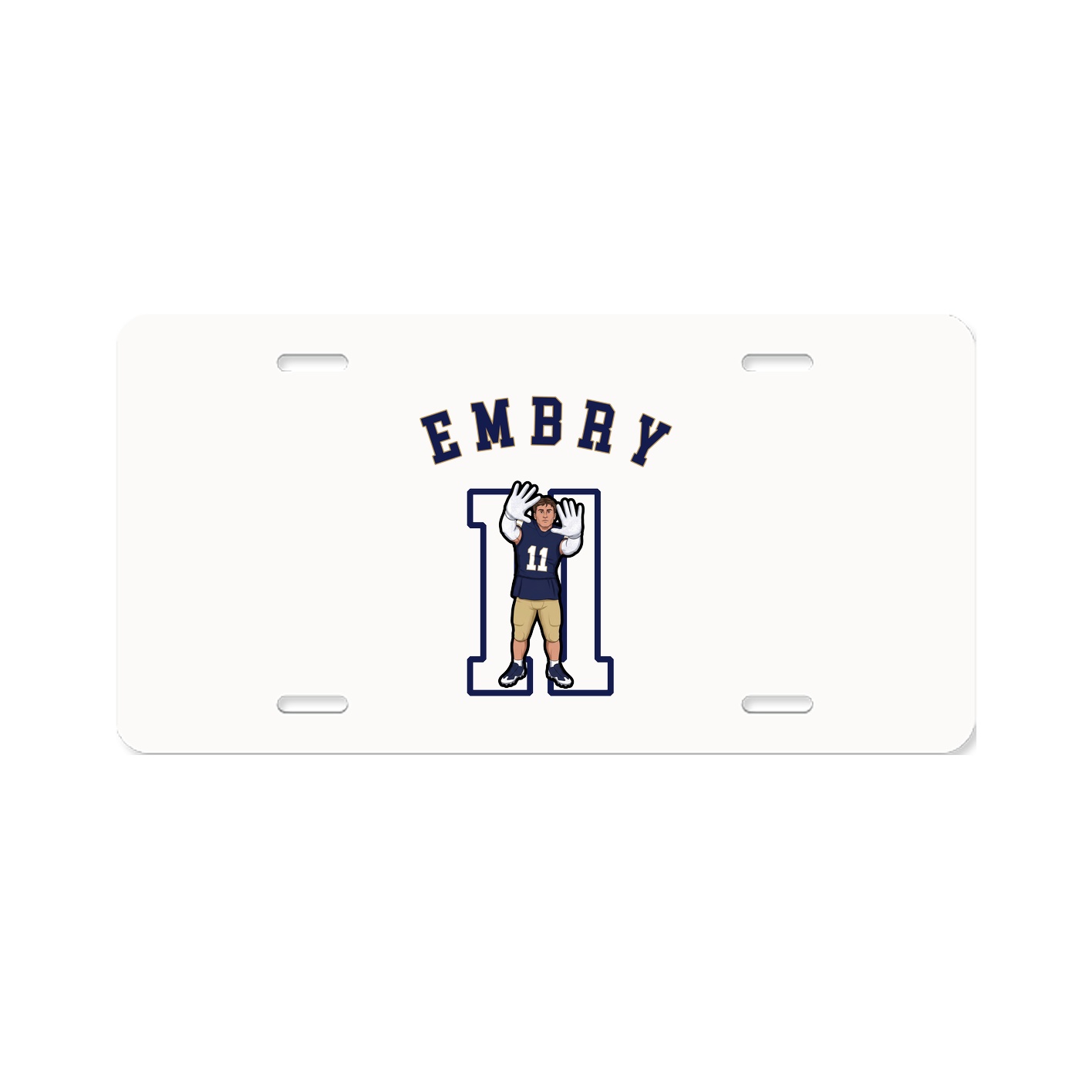 License Plate — Shirsey Arch in Classic