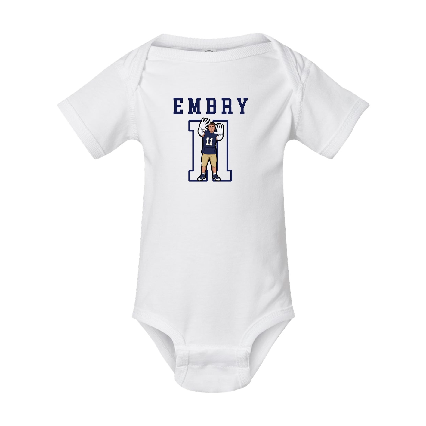 Baby Onesie — Shirsey in White