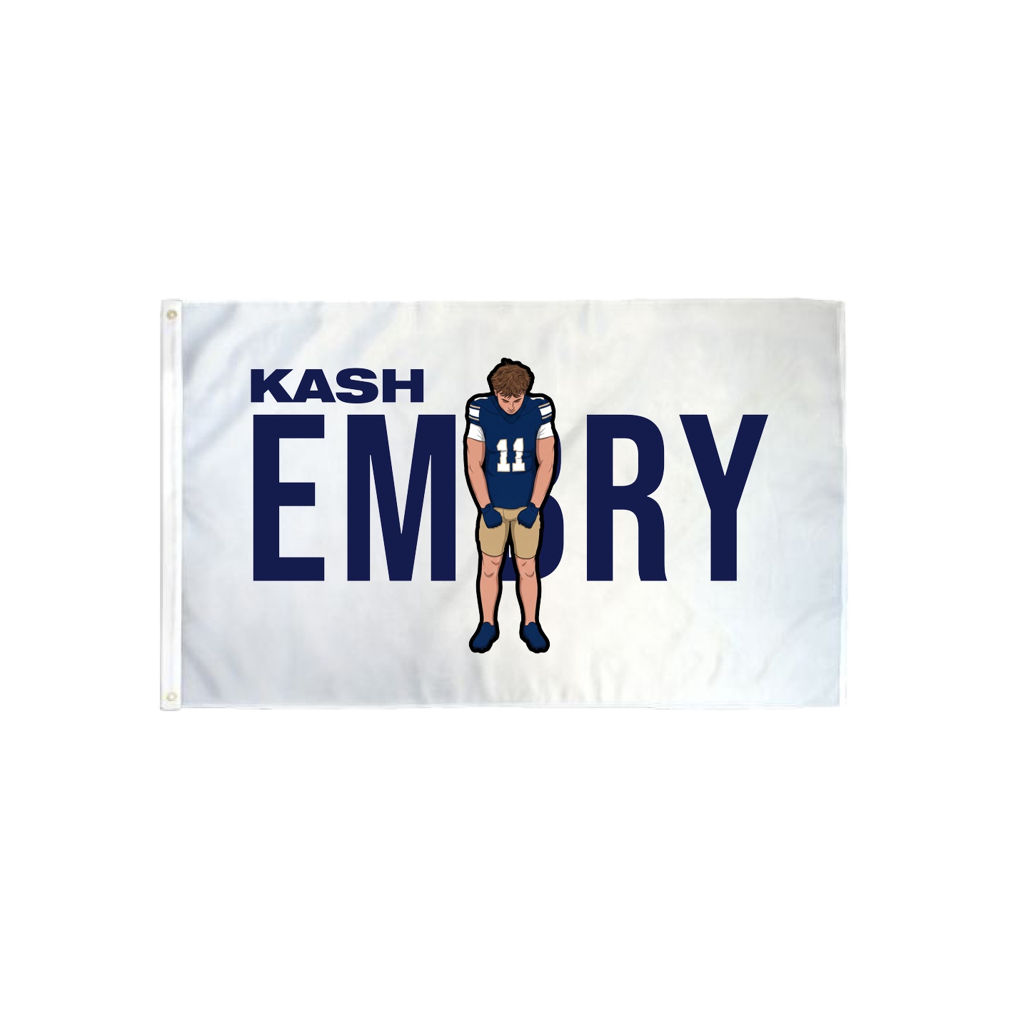 3x5 Flag — Player Name in Classic