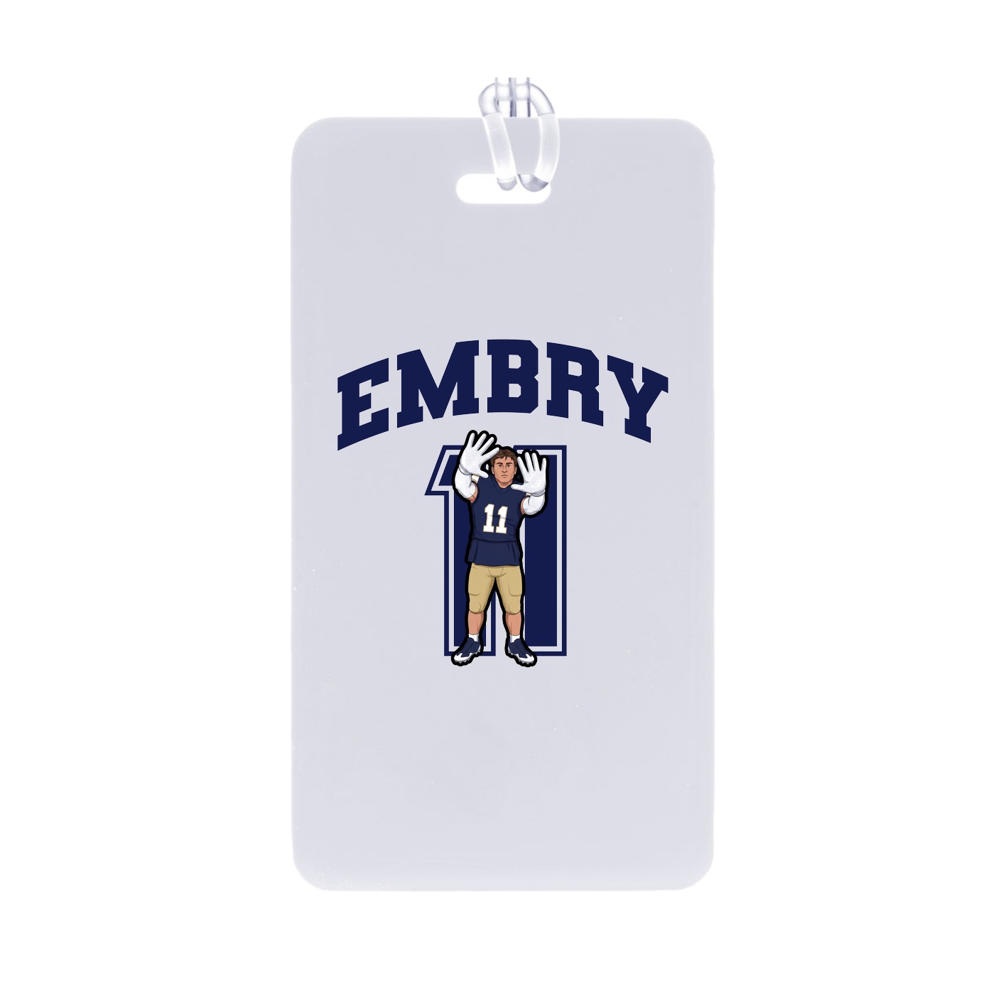 Bag Tag — Number in Classic