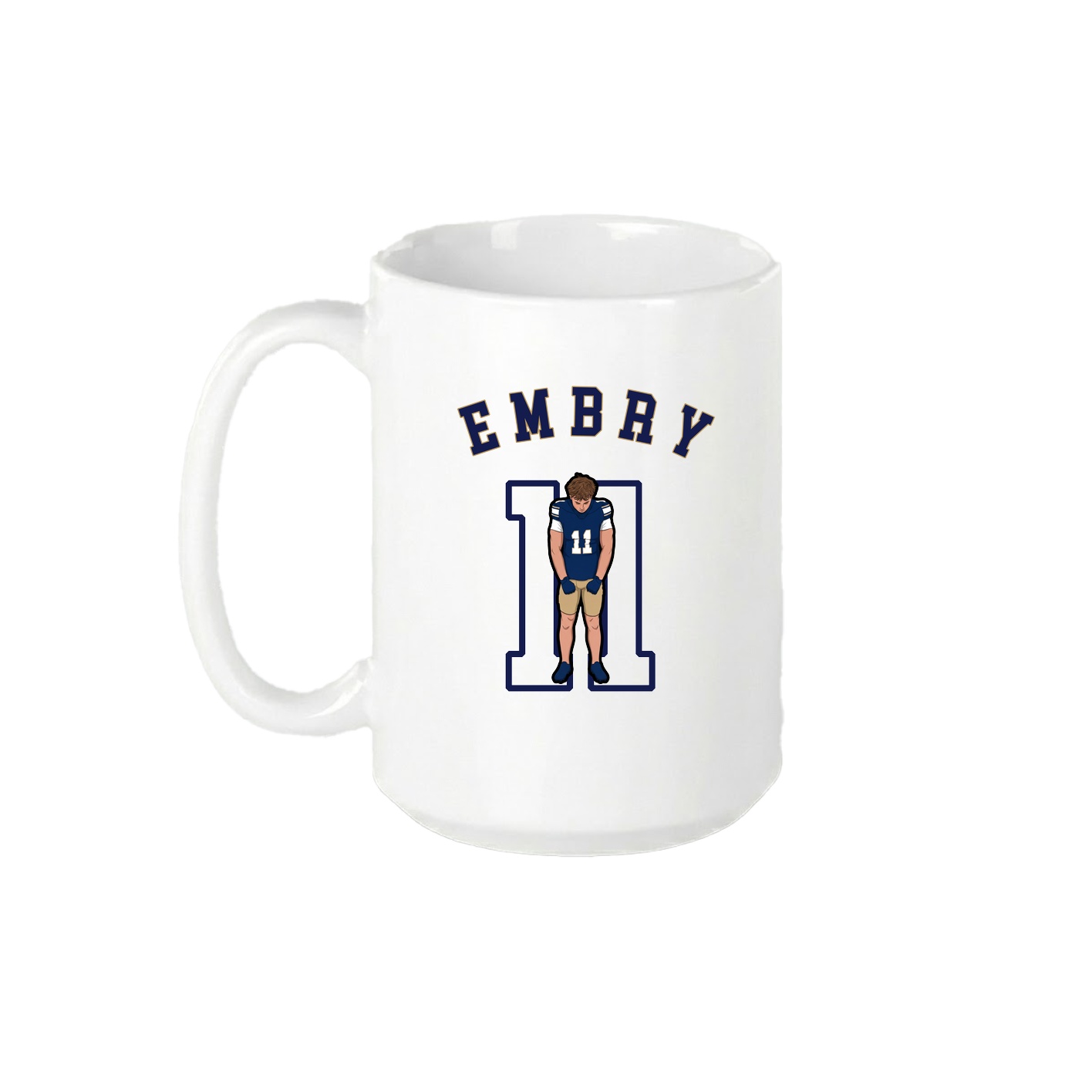 15oz Coffee Mug — Shirsey Arch in White