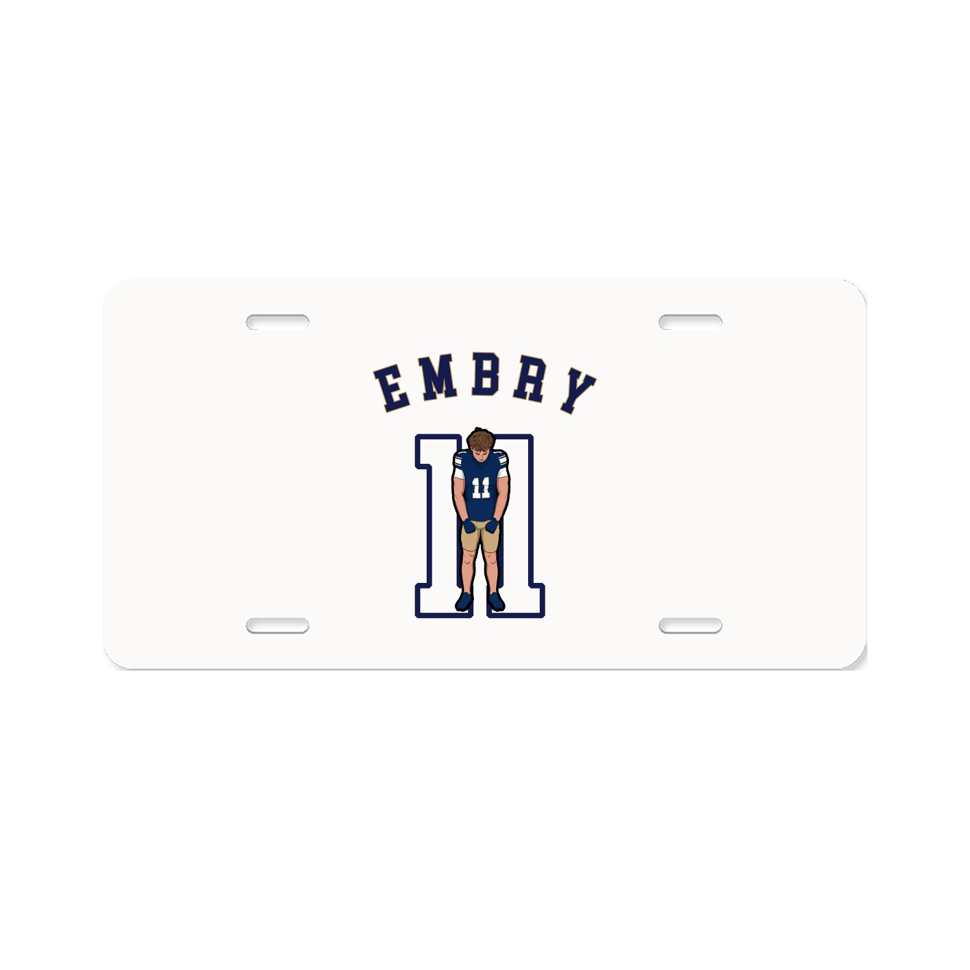 License Plate — Shirsey Arch in Classic