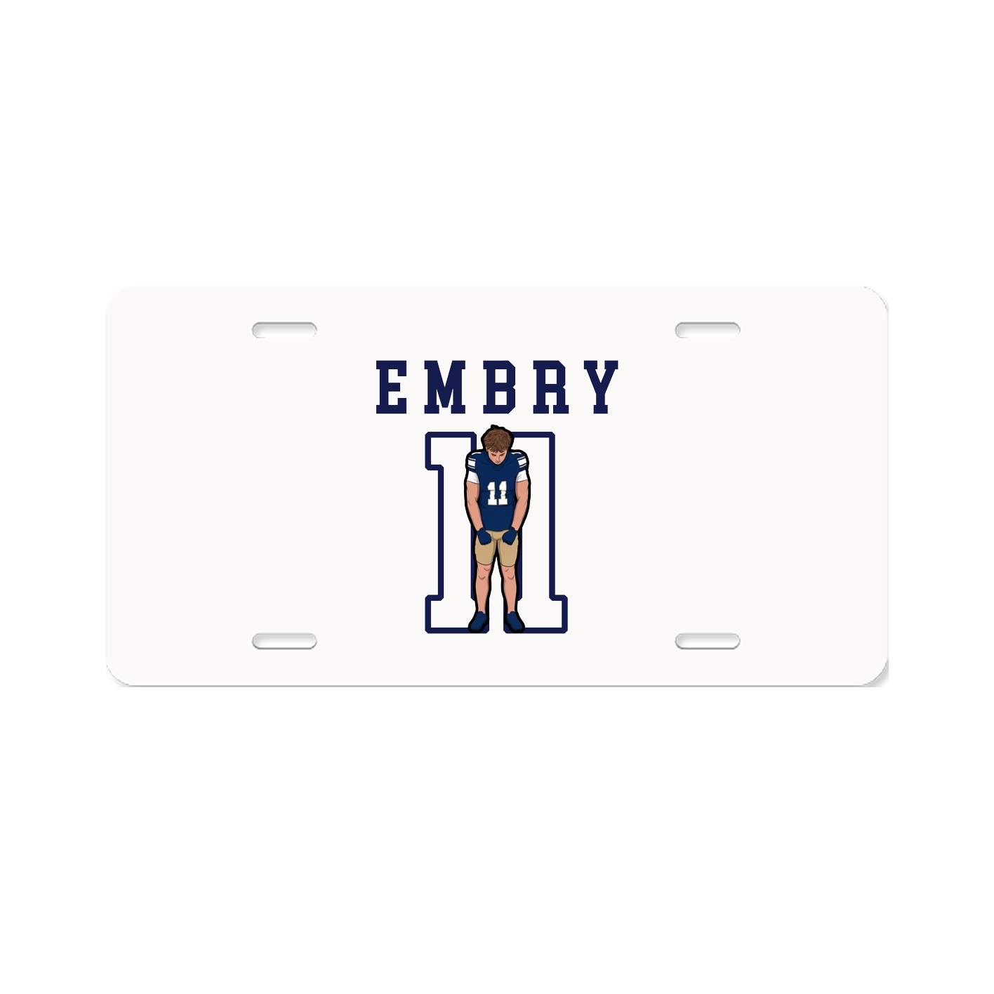 License Plate — Shirsey in Classic