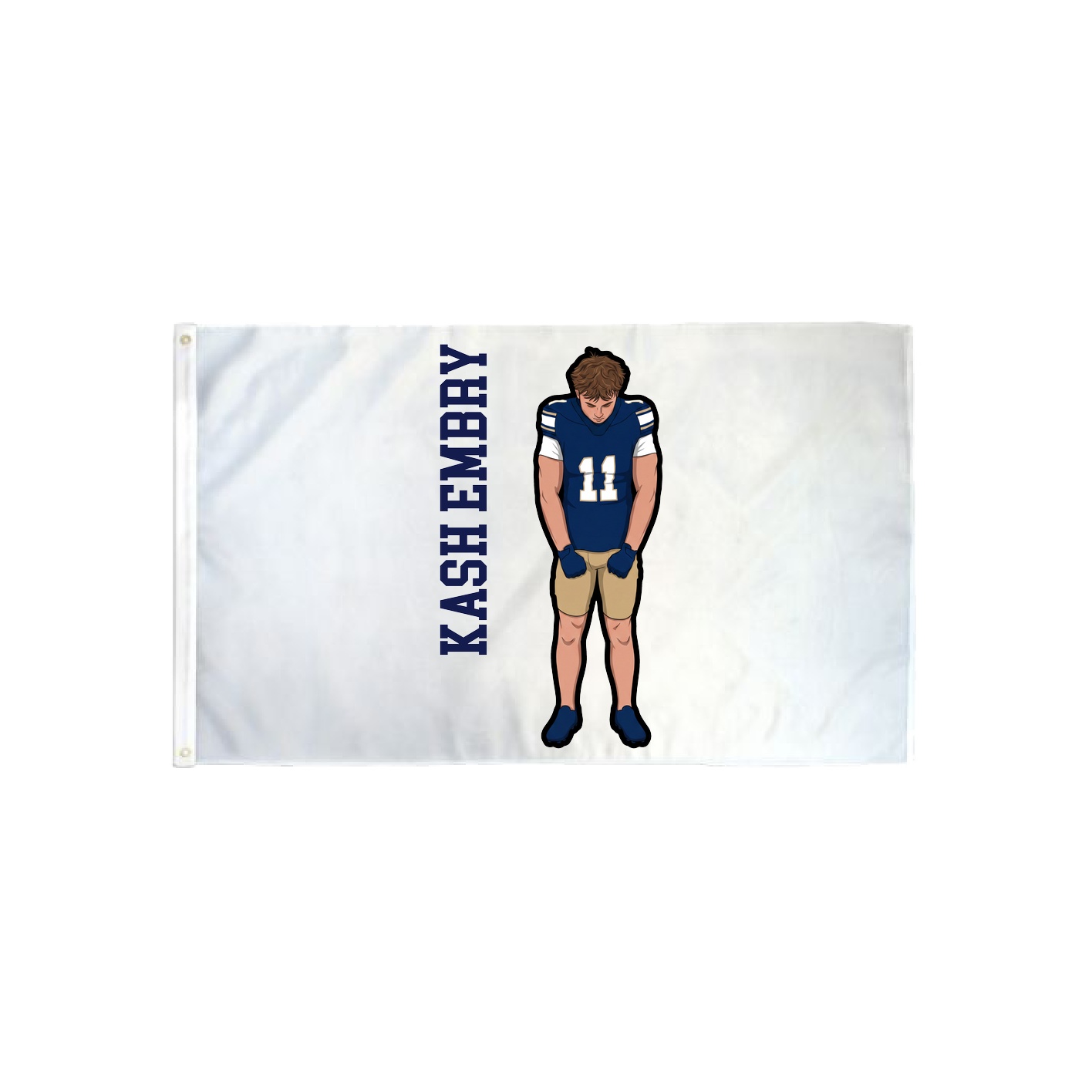 3x5 Flag — Name Vertical in Classic
