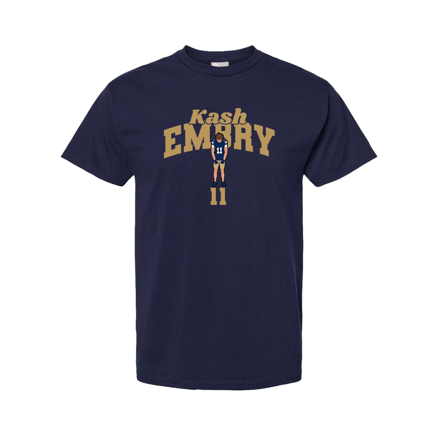 Youth Tee — Signature Arch in Navy
