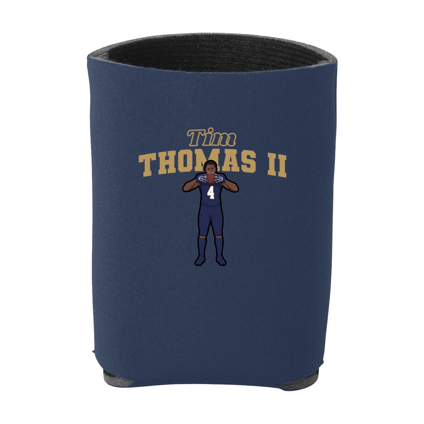 Can Holder — Name Arch in Navy