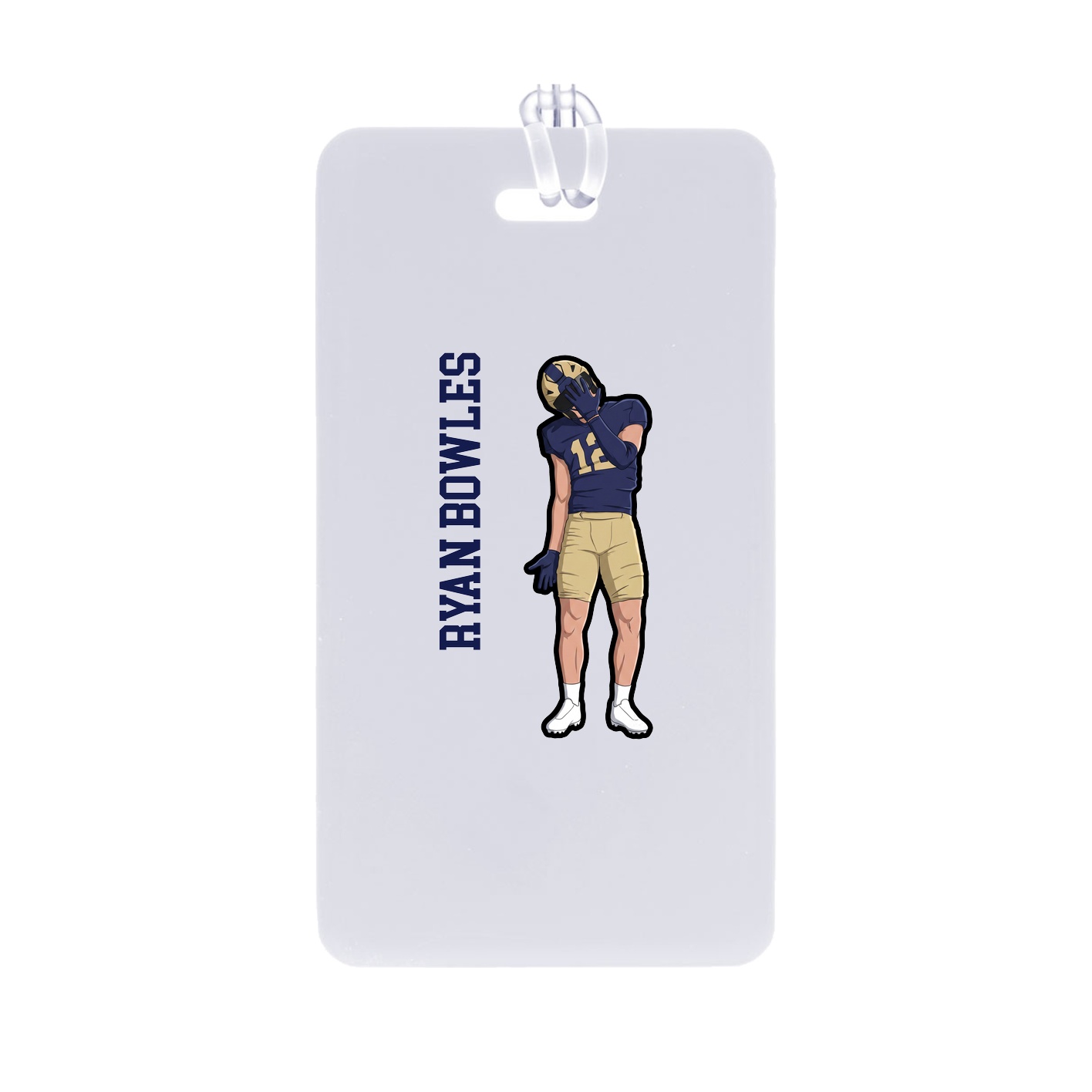 Bag Tag — Name Vertical in Classic