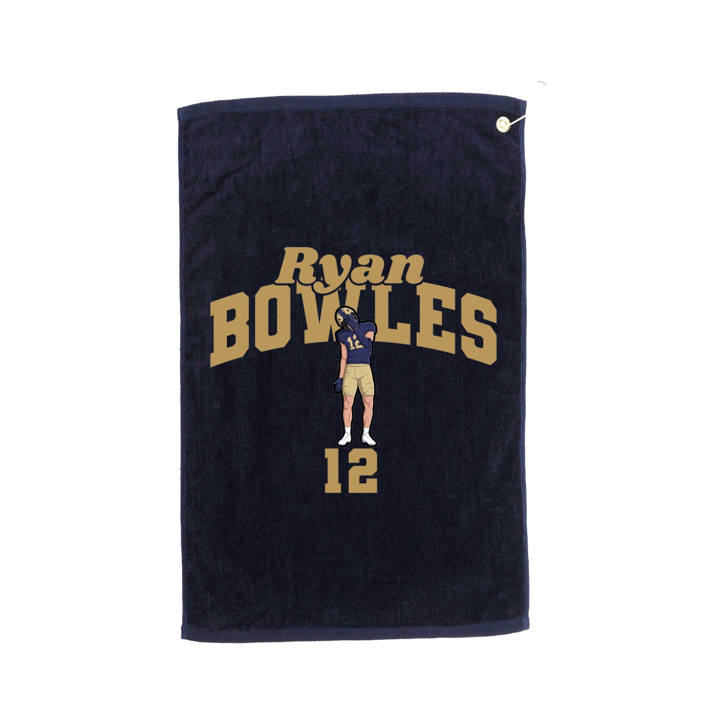 Golf Towel — Signature Arch in Navy