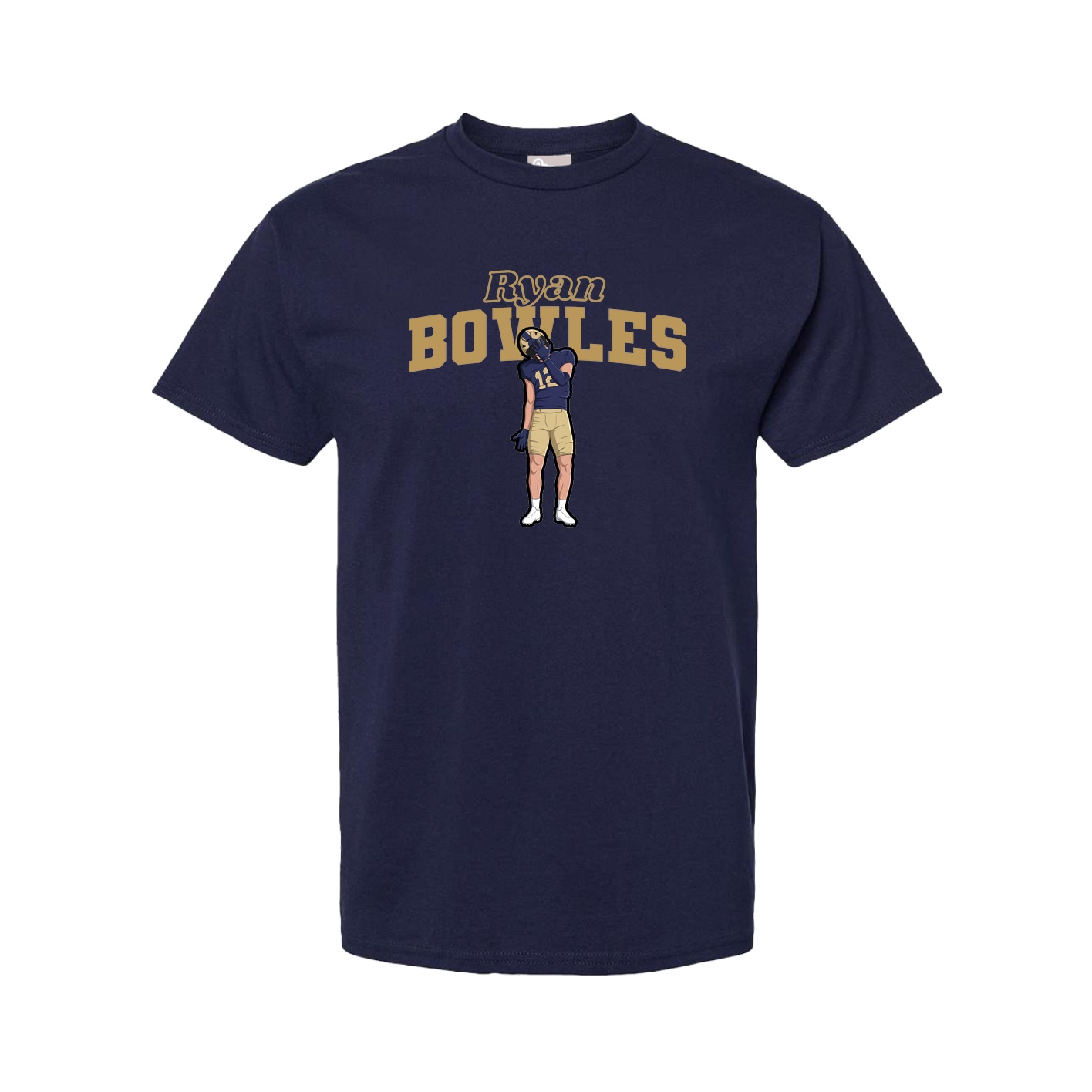 Tee — Name Arch in Navy