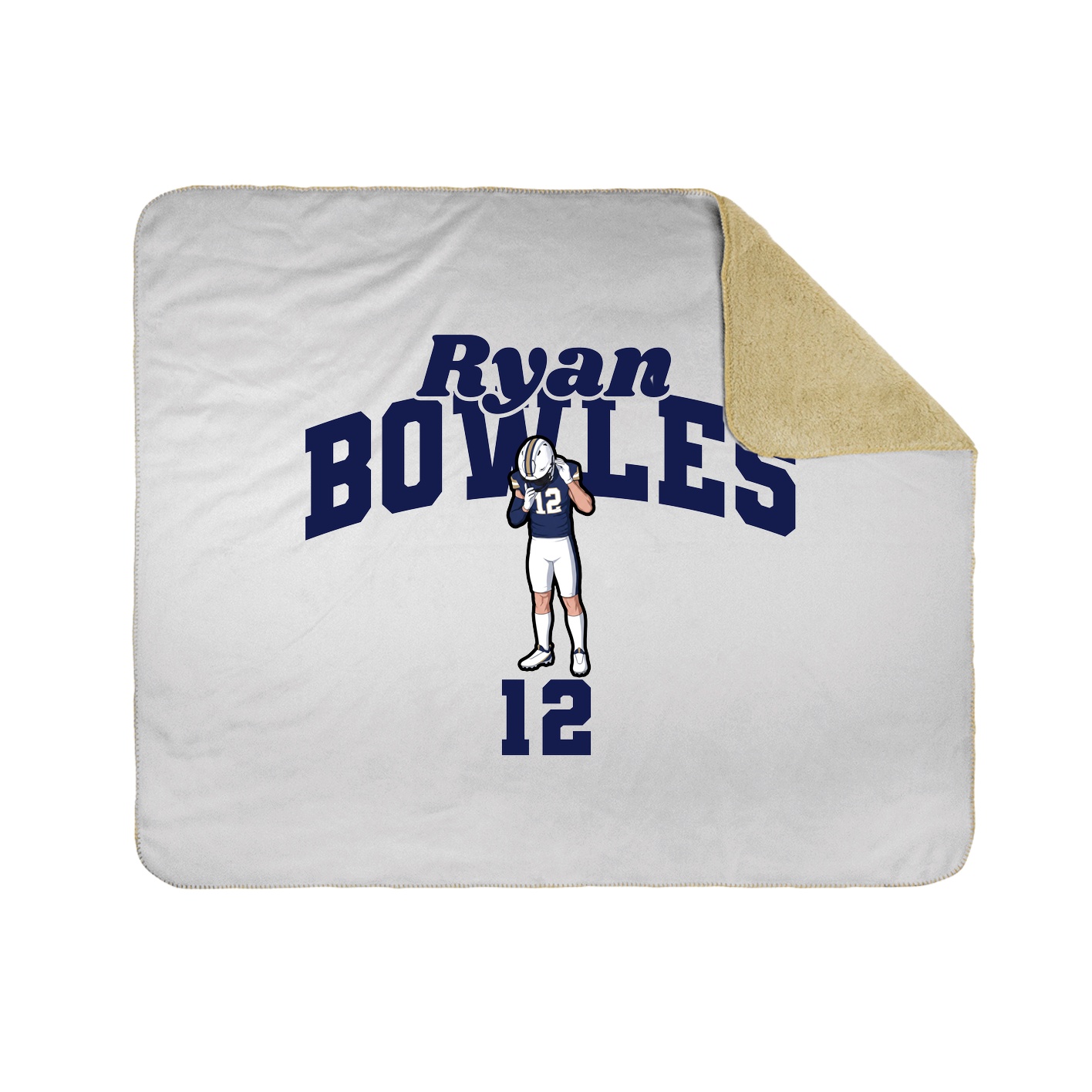 Throw Blanket — Signature Arch in White