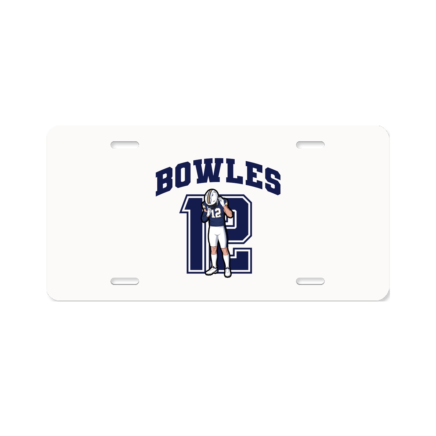 License Plate — Number in Classic
