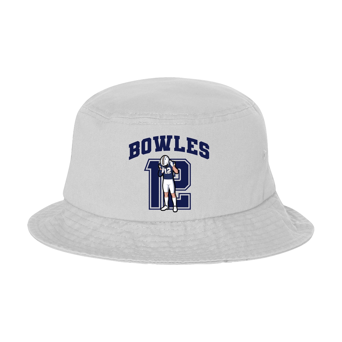 Bucket Cap — Number in White