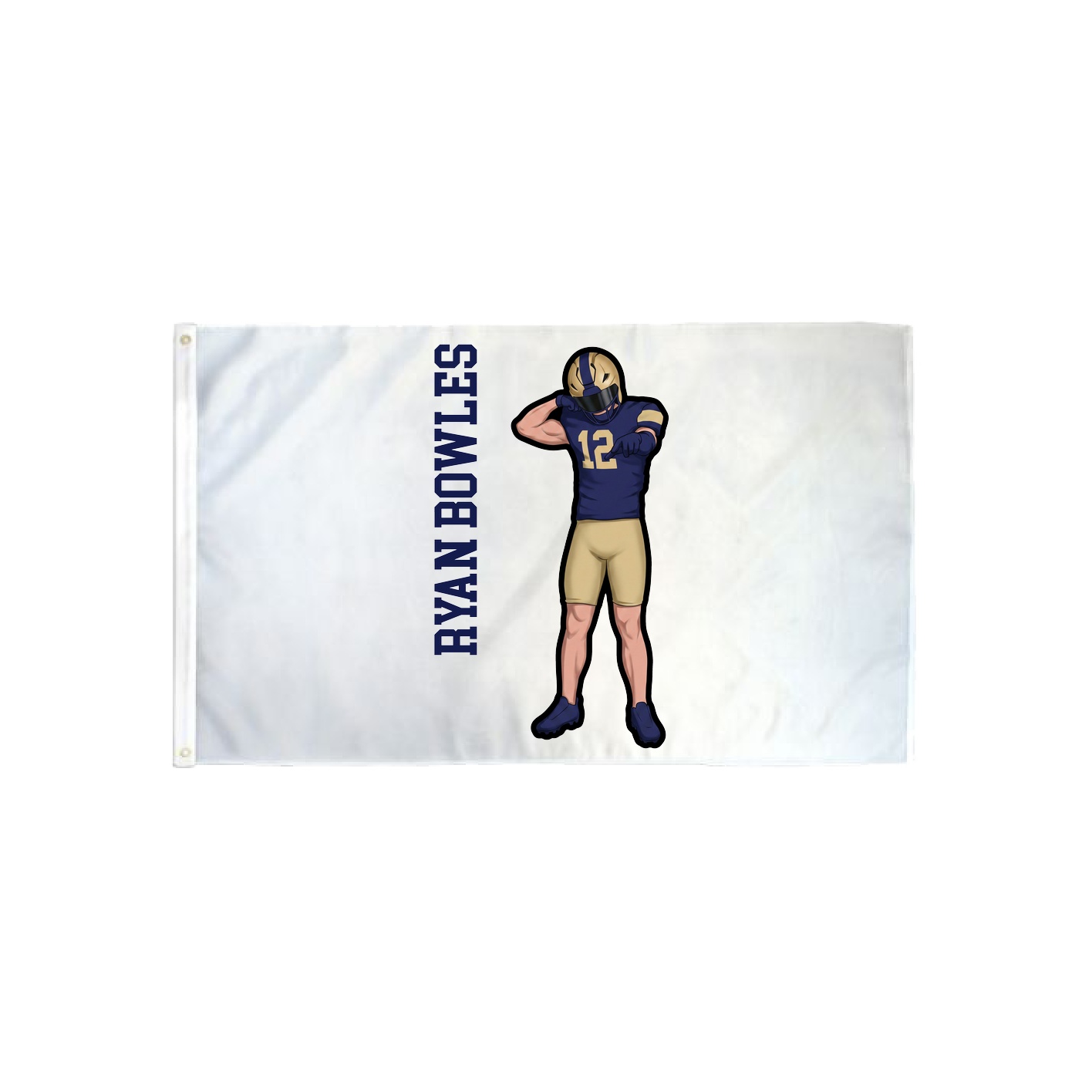 3x5 Flag — Name Vertical in Classic